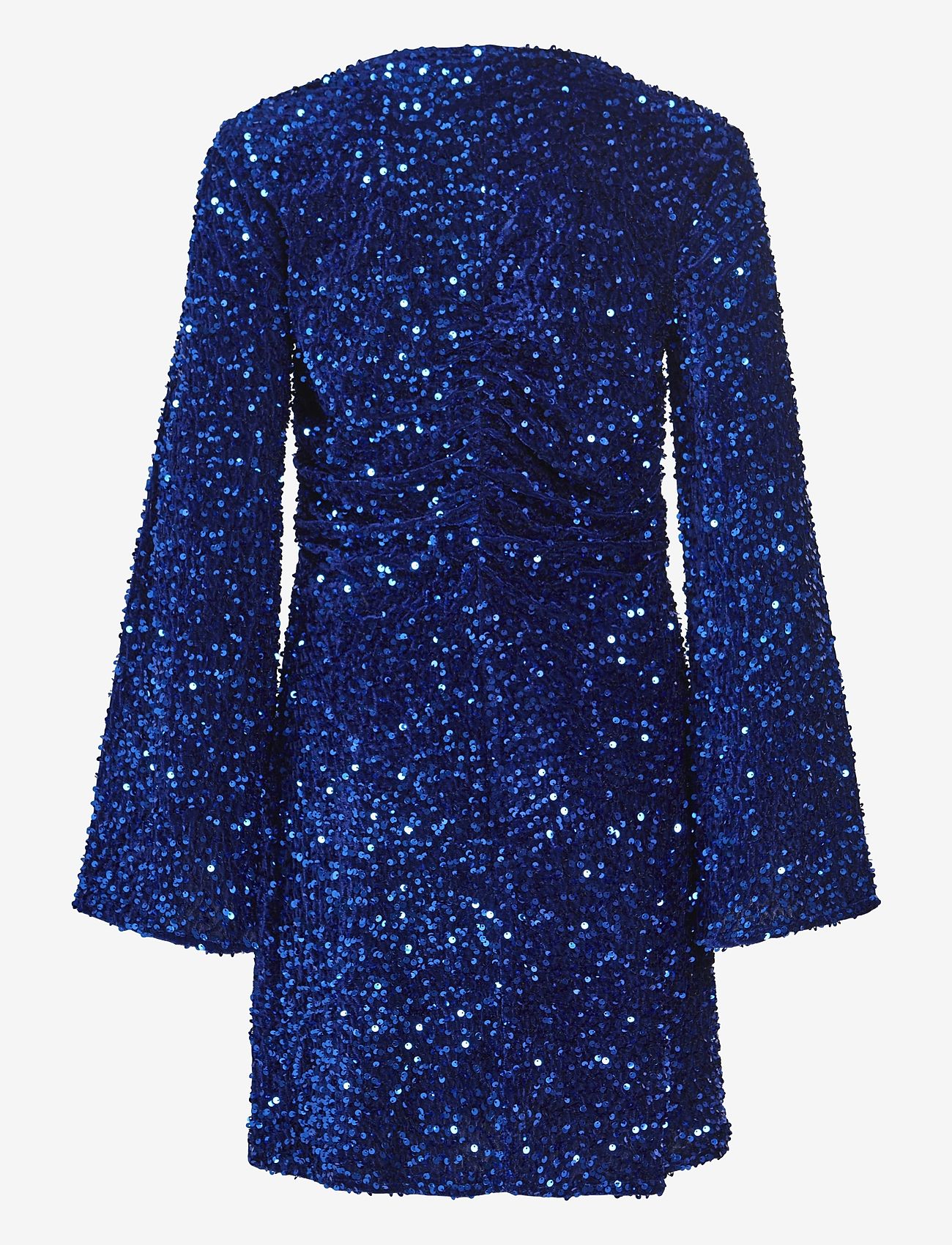 Vila - VIBARINA WIDE SLEEVE GLITTER DRESS - paillettenkleider - navy blazer - 2