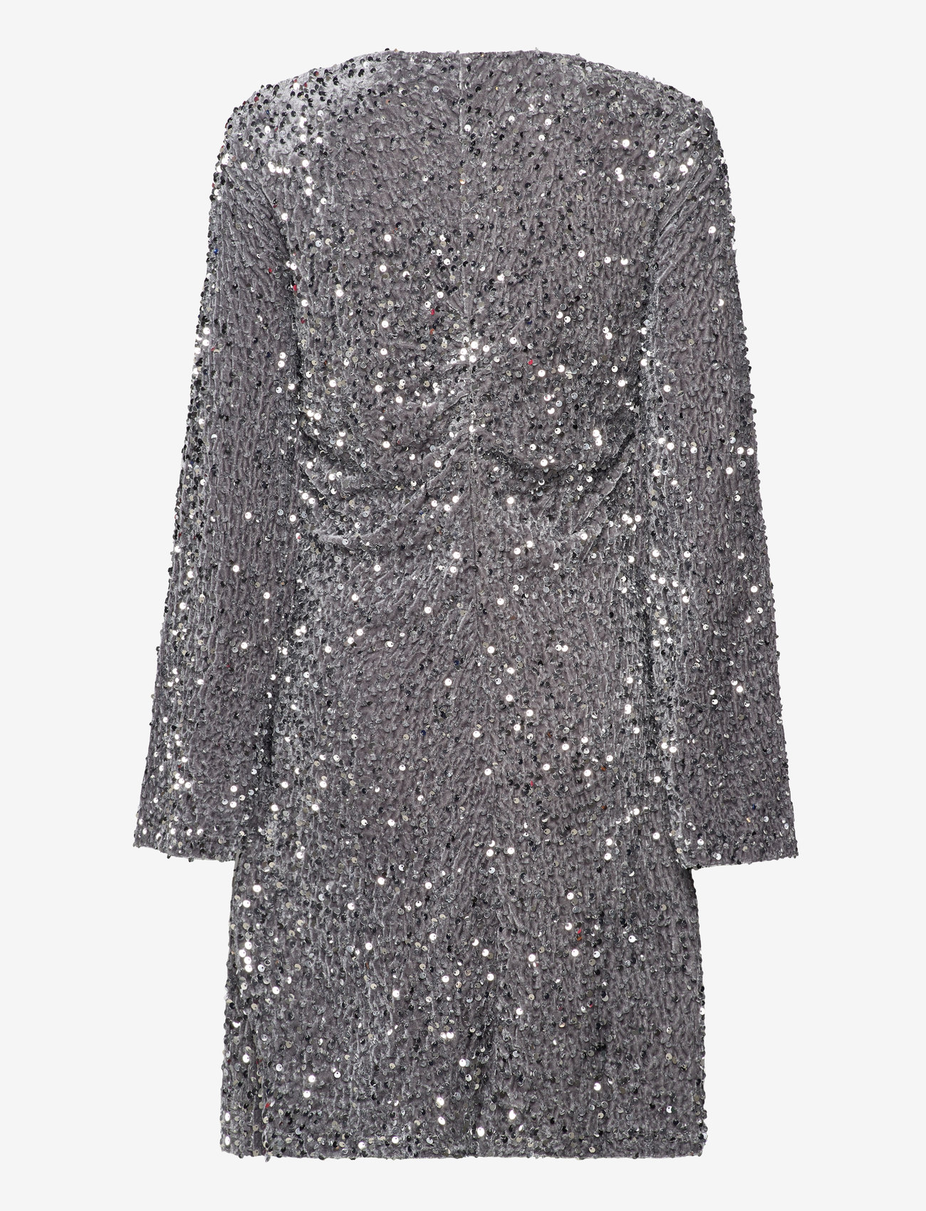 Vila - VIBARINA WIDE SLEEVE GLITTER DRESS - litterkleidid - silver - 1