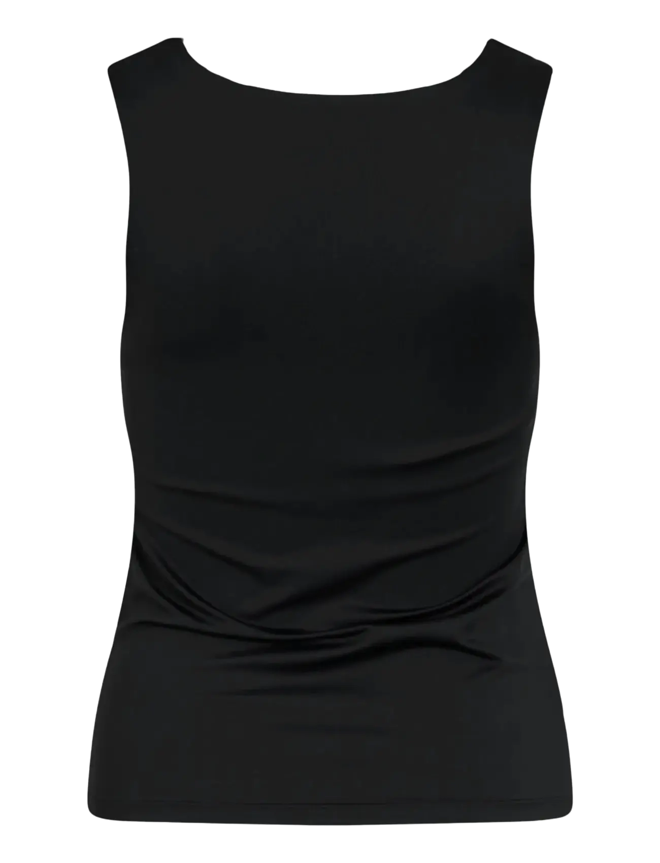 Vila - VIKENZA U-NECK S/L TANK TOP REV - NOOS - Ärmellose tops - black - 2