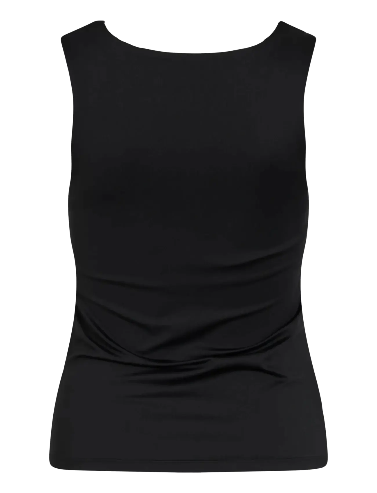 Vila - VIKENZA U-NECK S/L TANK TOP REV - NOOS - Ärmellose tops - black - 2