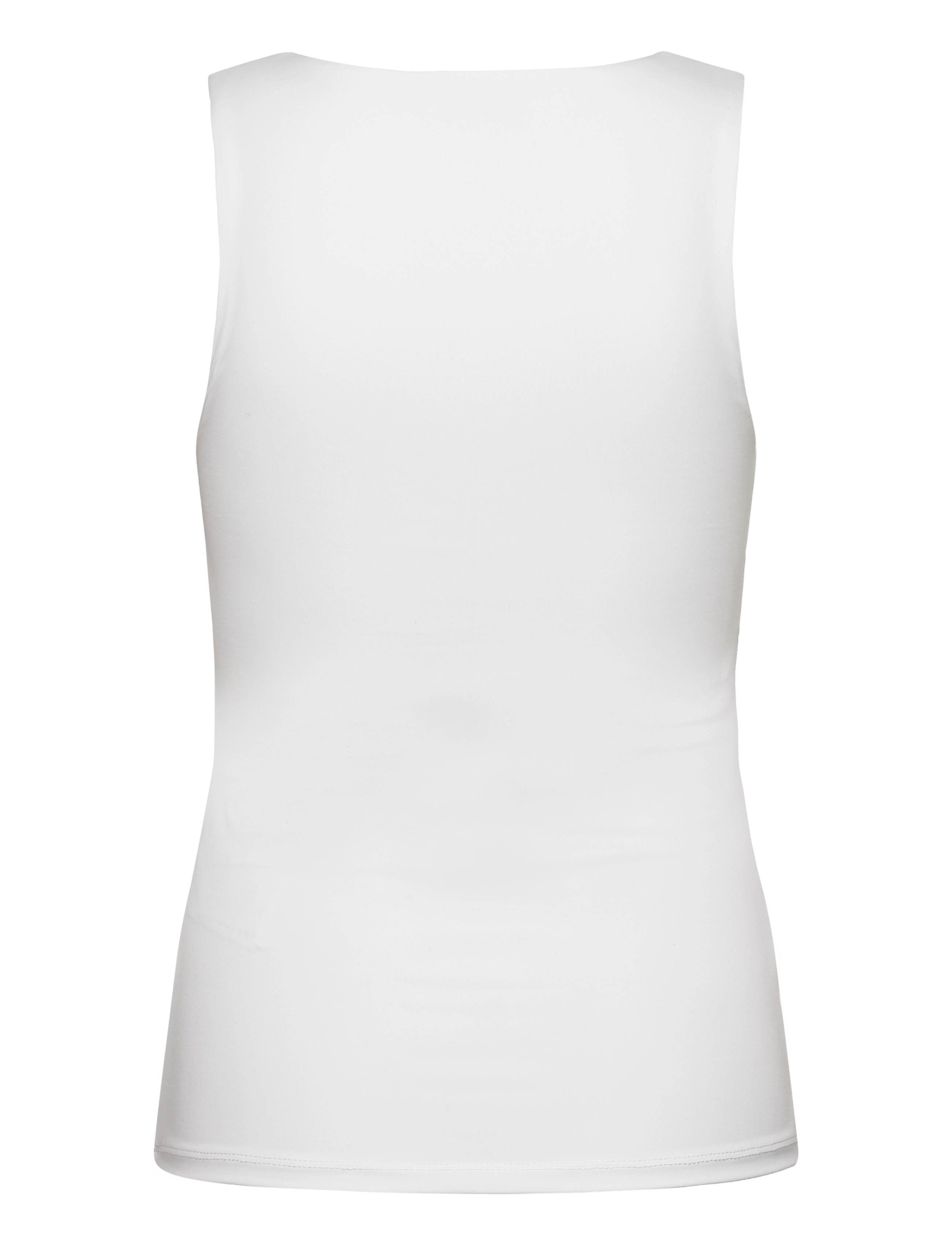 Vila - VIKENZA U-NECK S/L TANK TOP REV - NOOS - tanktops - optical snow - 2