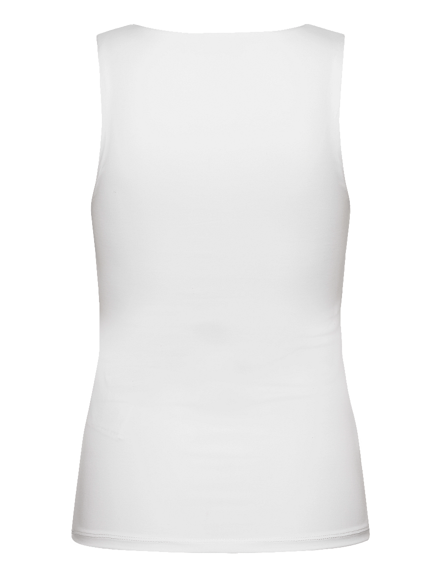 Vila - VIKENZA U-NECK S/L TANK TOP REV - NOOS - Ärmellose tops - optical snow - 2