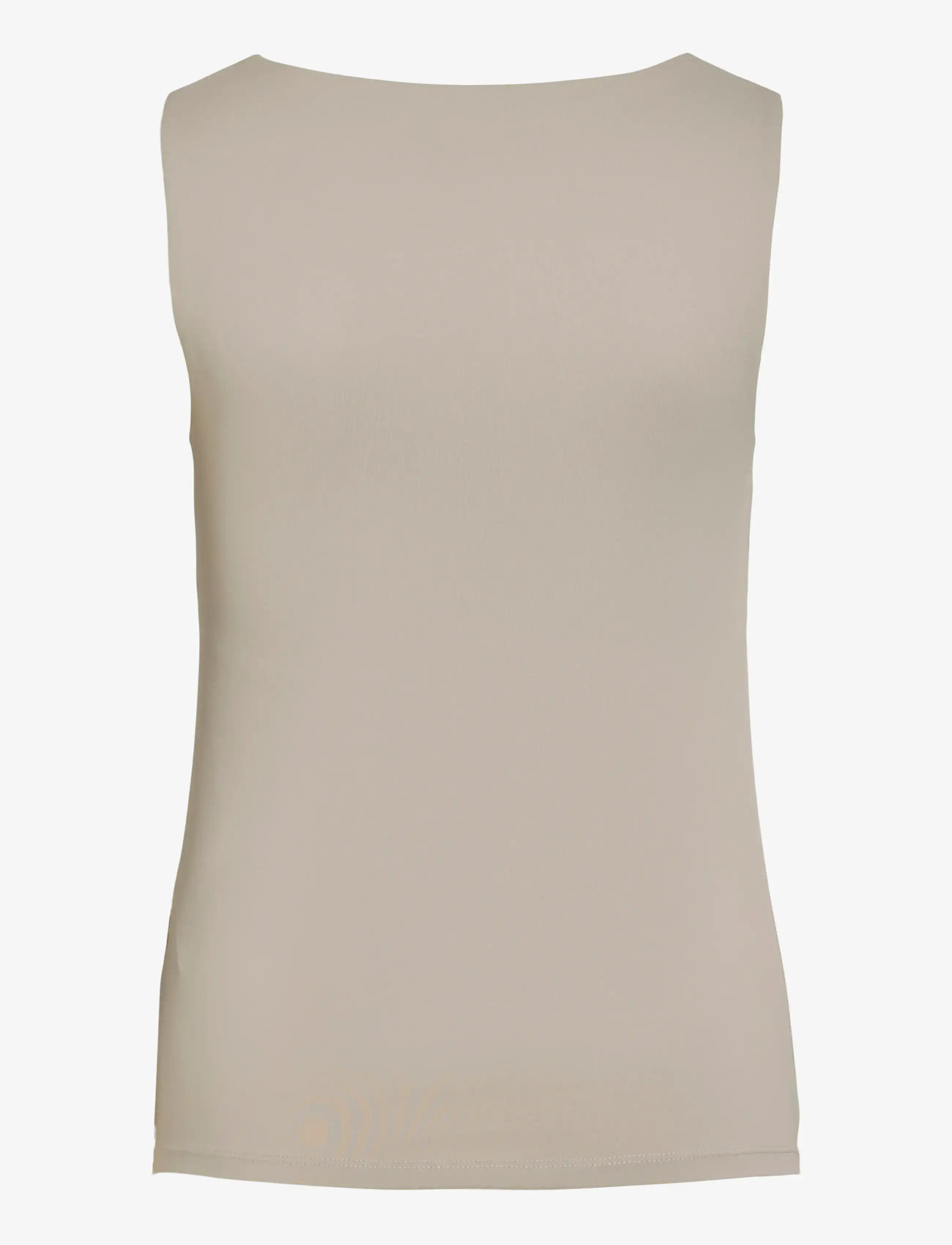 Vila - VIKENZA U-NECK S/L TANK TOP REV - NOOS - tanktops - silver gray - 2