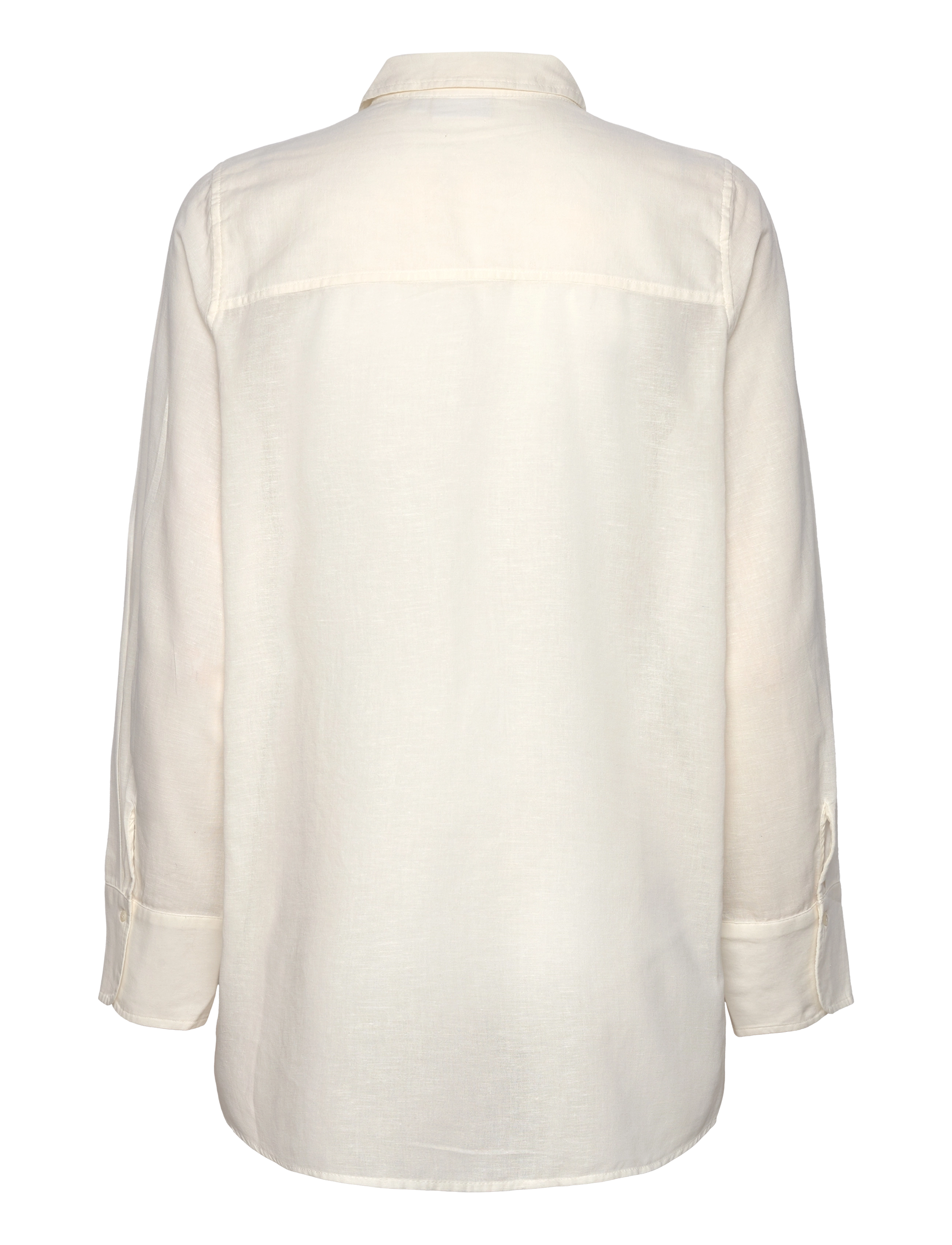 Vila - VILINAJA BUTTON L/S SHIRT - NOOS - egret - 2