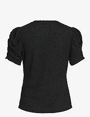Vila - VIANINE S/S PUFF SLEEVE TOP - NOOS - t-shirts - black beauty - 1