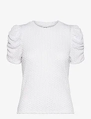 Vila - VIANINE S/S PUFF SLEEVE TOP - NOOS - lowest prices - bright white - 0