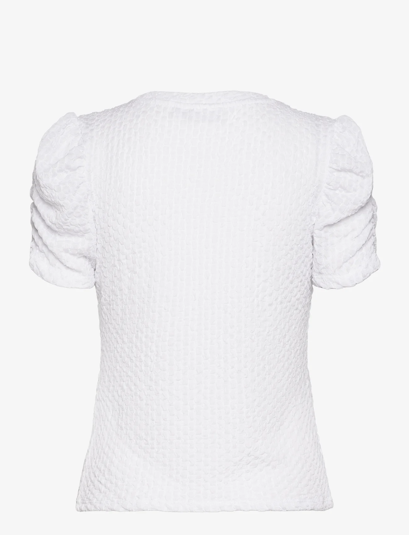 Vila - VIANINE S/S PUFF SLEEVE TOP - NOOS - t-shirts - bright white - 1