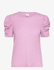 Vila - VIANINE S/S PUFF SLEEVE TOP - NOOS - t-shirts - pastel lavender - 0