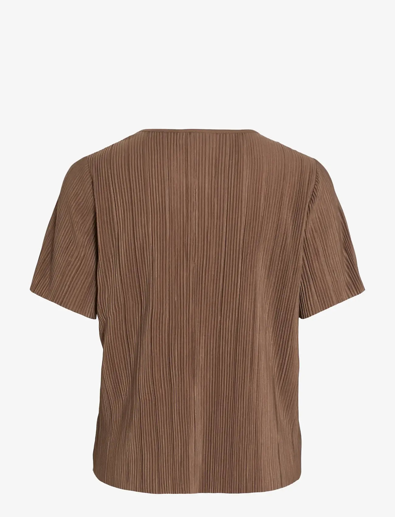 Vila - VIPLISA O-NECK S/S TOP - NOOS - t-shirts - fossil - 2