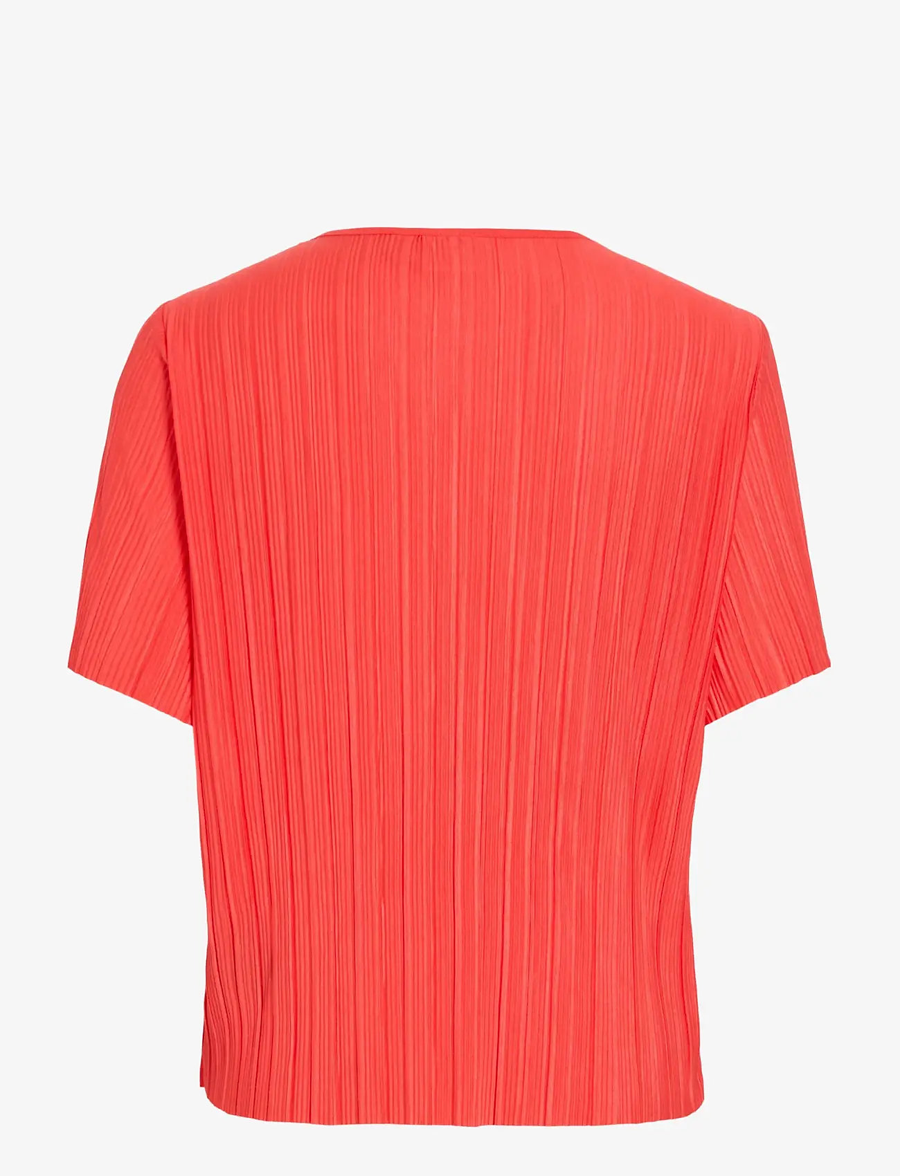Vila - VIPLISA O-NECK S/S TOP - NOOS - t-shirts - hibiscus - 2