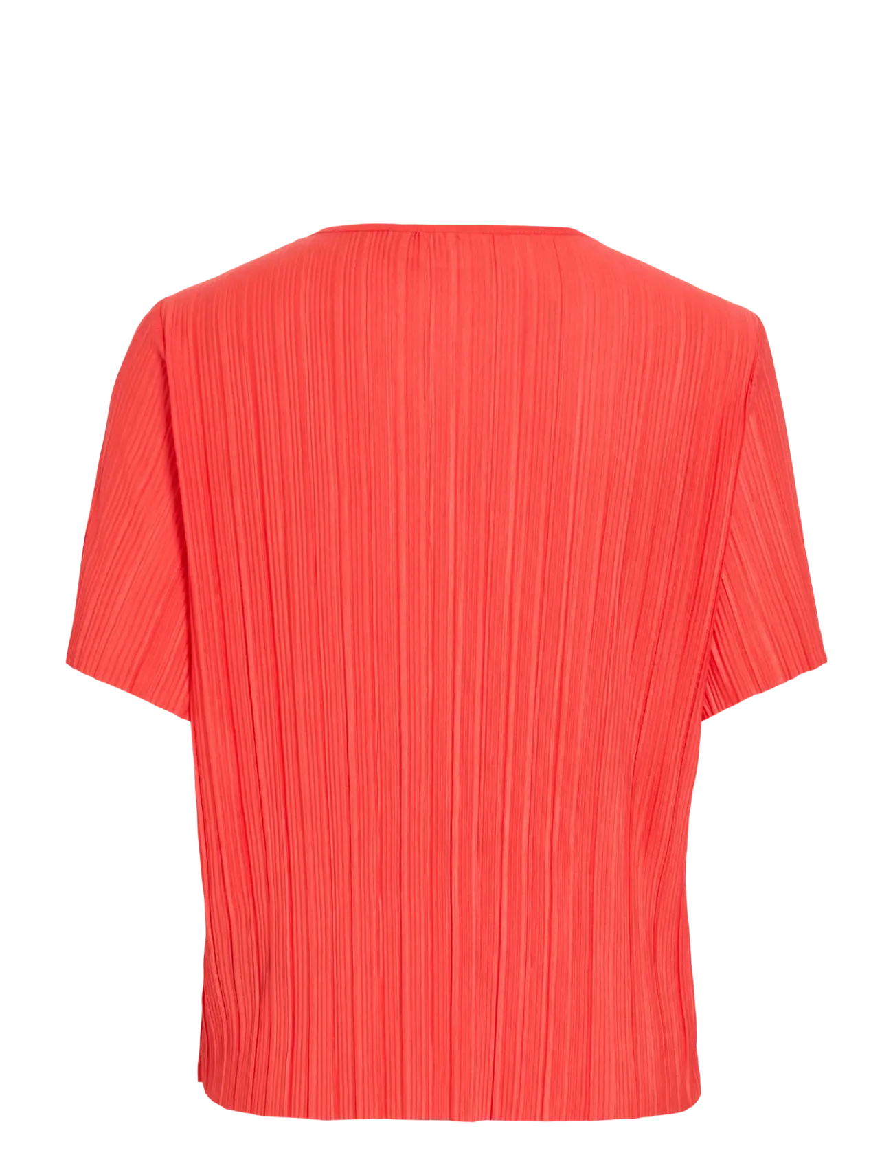 Vila - VIPLISA O-NECK S/S TOP - NOOS - t-shirts - hibiscus - 2