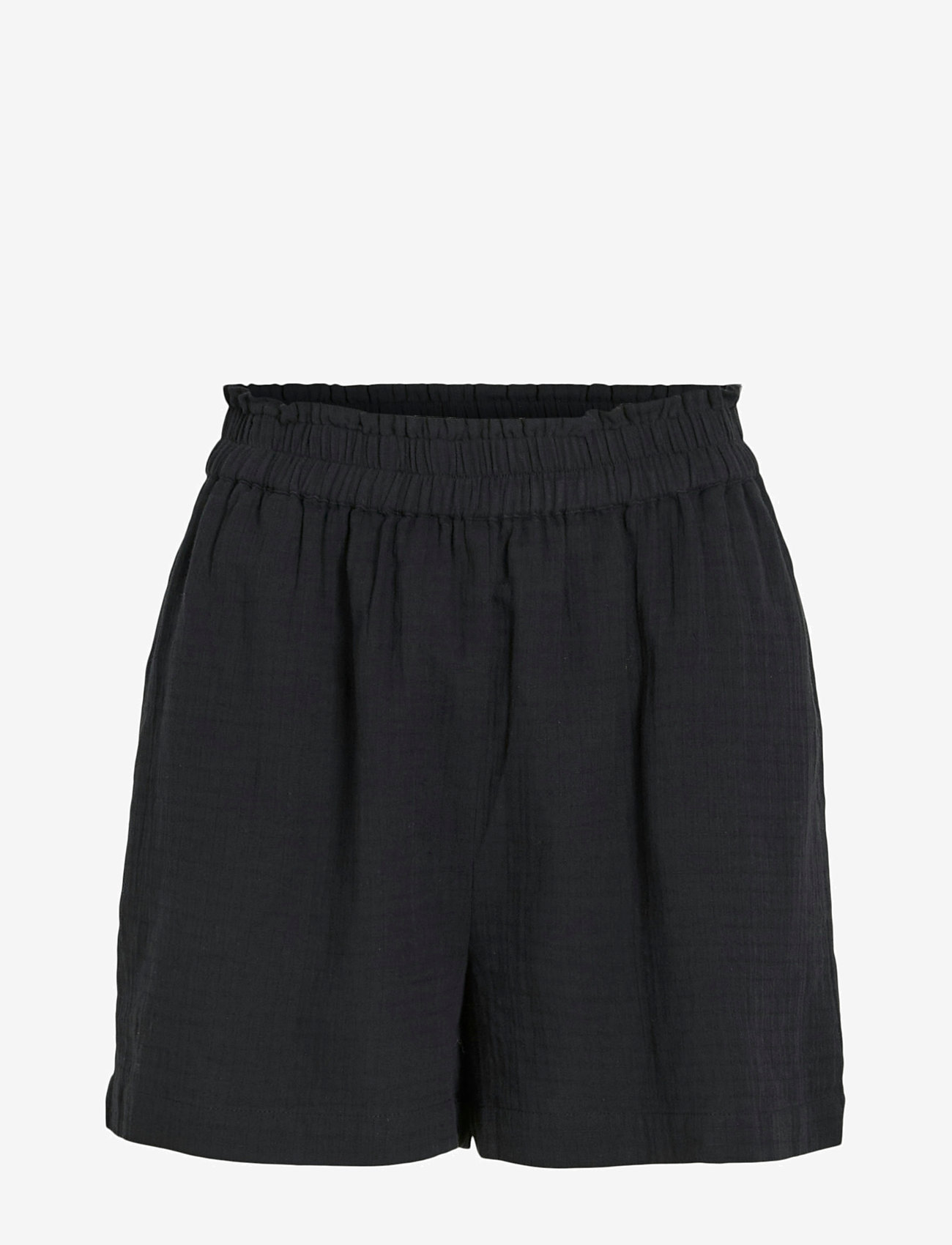 Vila - VILANIA HW SHORTS - NOOS - black beauty - 1