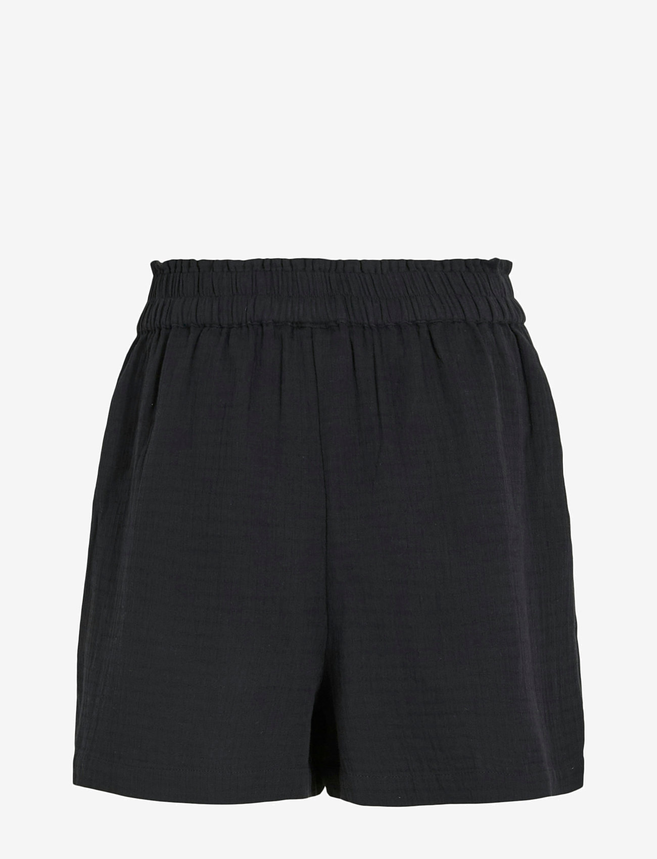 Vila - VILANIA HW SHORTS - NOOS - black beauty - 2