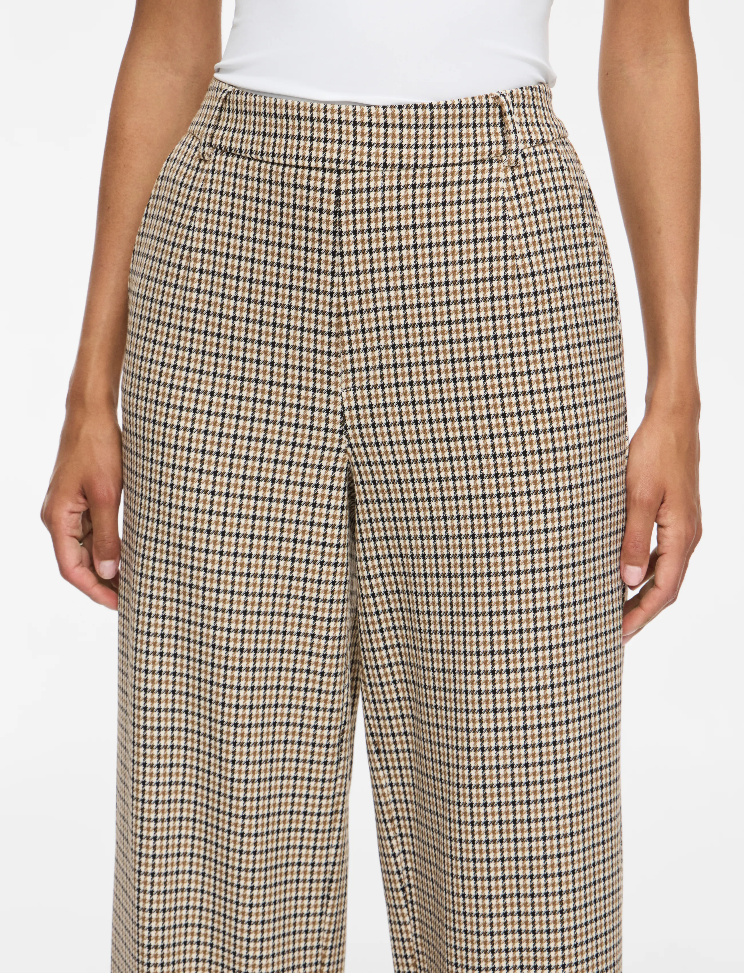 Vila - VIVARONE PATTERN HW WIDE PANT - NOOS - birch - 5
