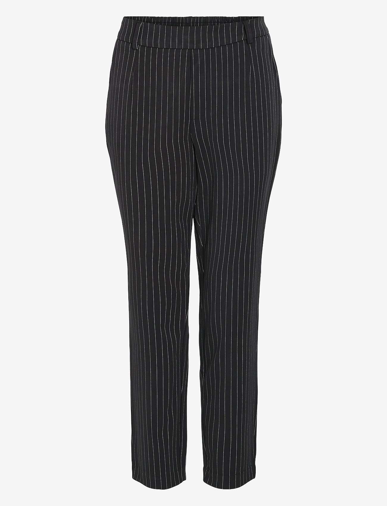 Vila - VIVARONE PATTERN HW SLIM PANT - NOOS - laveste priser - black - 0