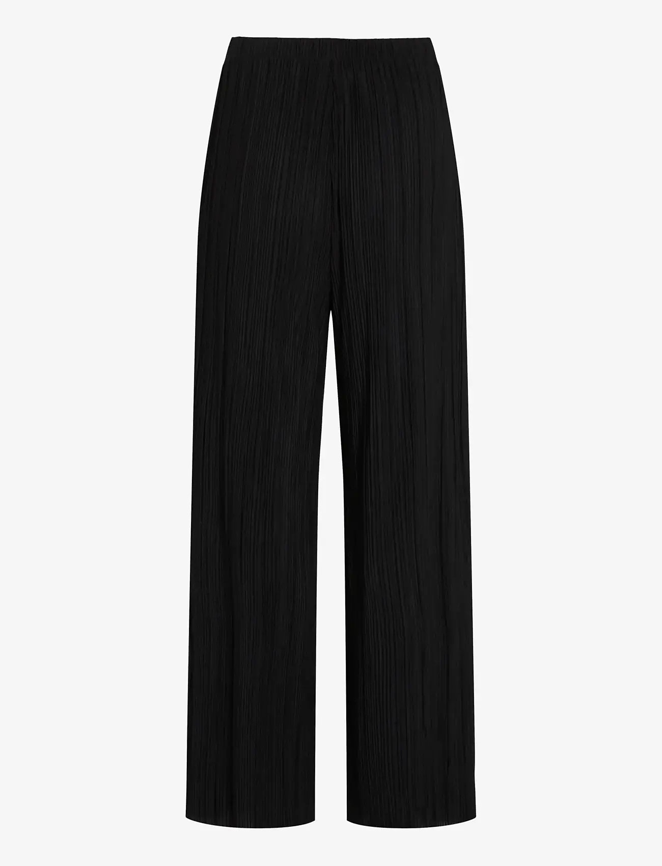 Vila - VIPLISA HW LOOSE PANTS - NOOS - bukser med brede ben - black beauty - 2
