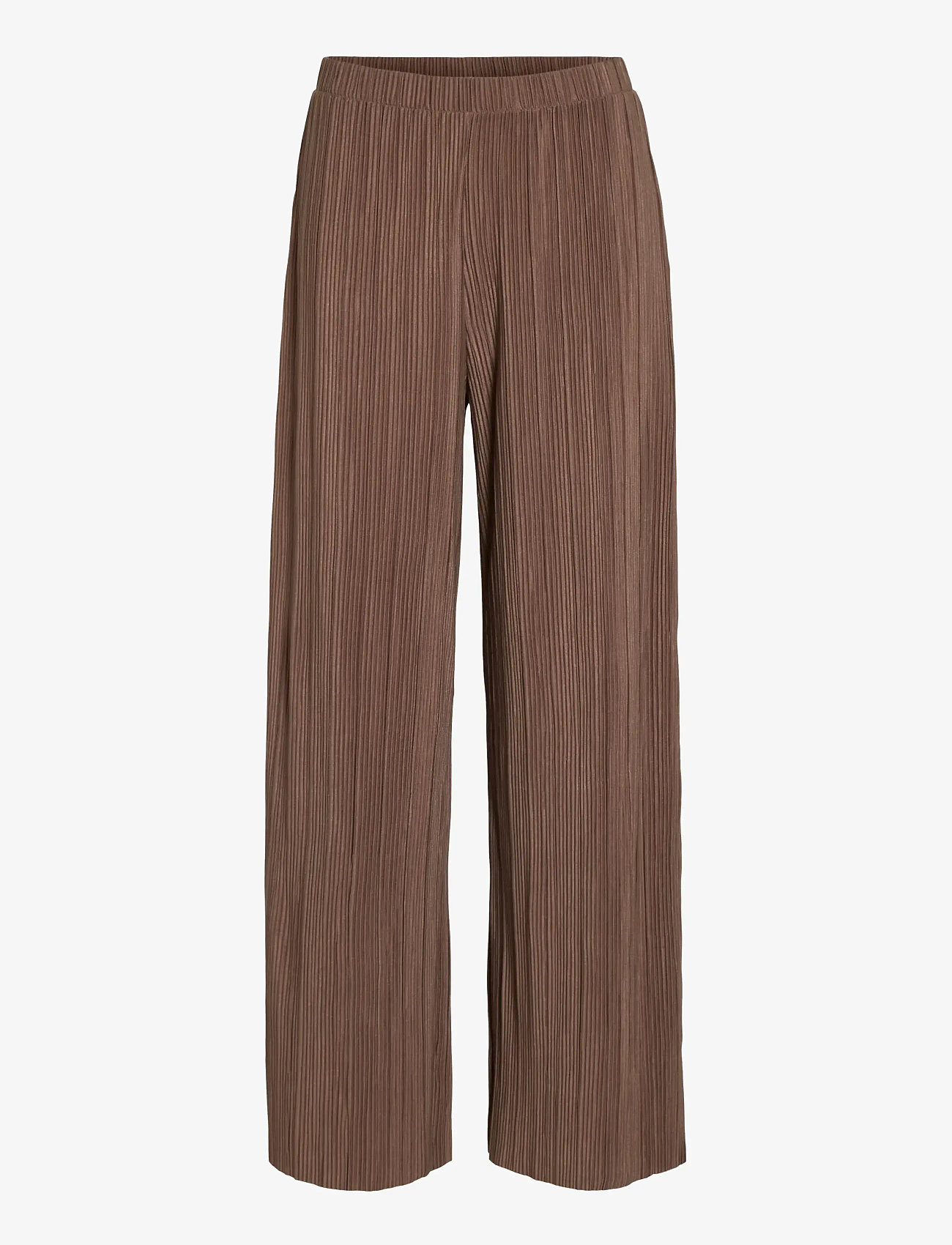 Vila - VIPLISA HW LOOSE PANTS - NOOS - bukser med brede ben - fossil - 1