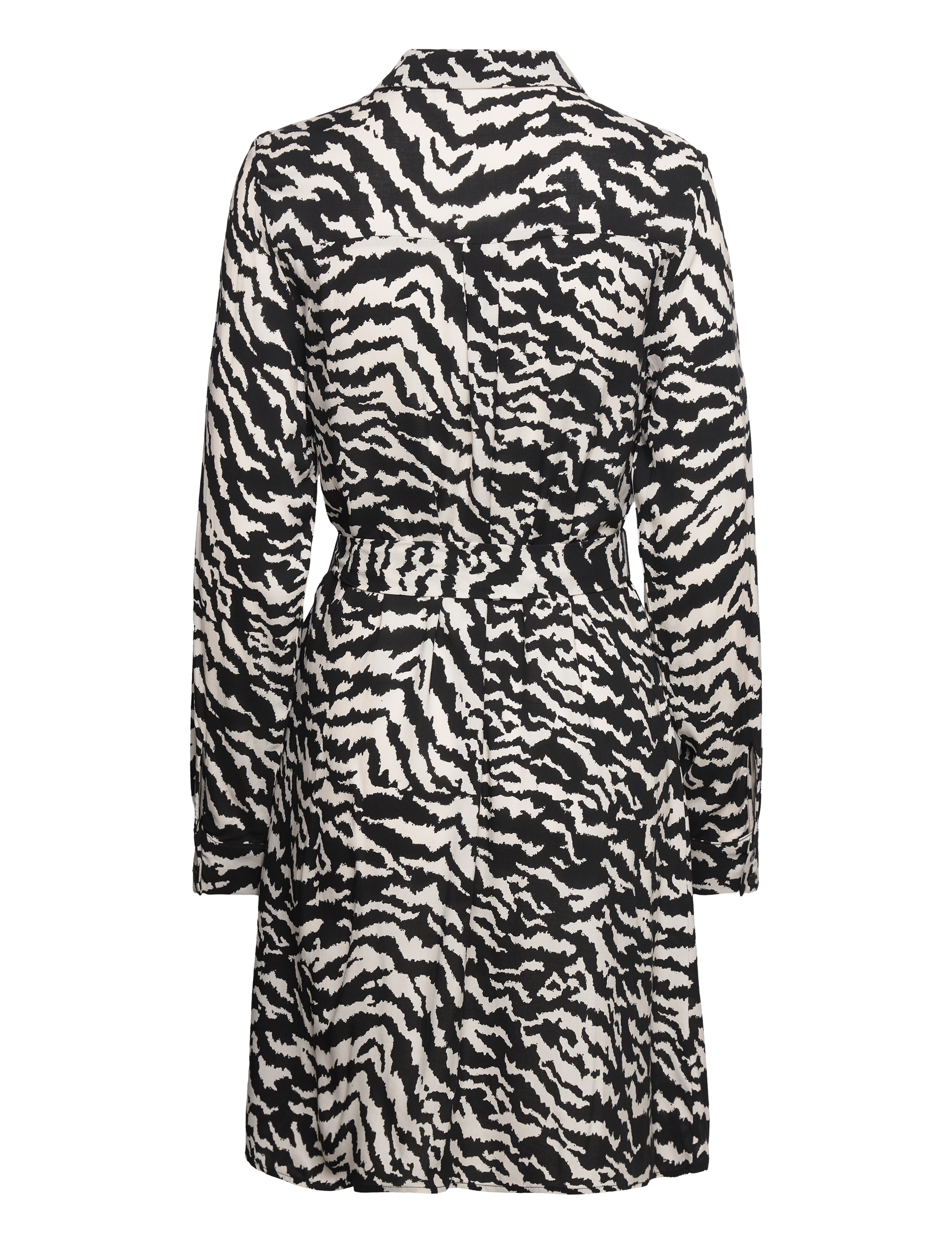 Vila - VIPAYA TIRA L/S SHIRT DRESS/SU - die niedrigsten preise - black - 1