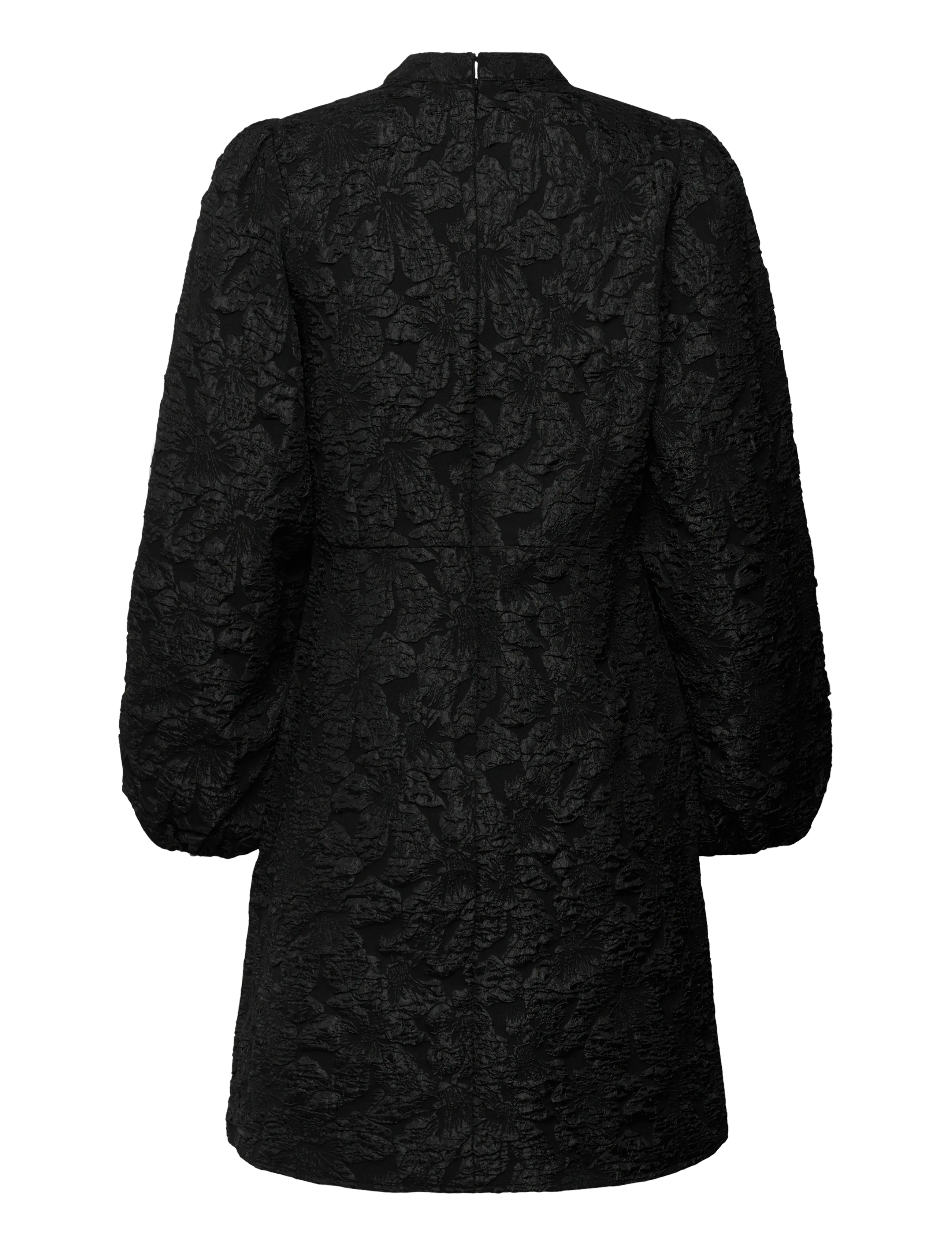 Vila - VIWILLOW L/S SHORT DRESS/DC/2 - festkjoler - black beauty - 1