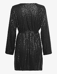 Vila - VIGLITAS DEEP V-NECK L/S SEQUIN DRESS - vakarėlių drabužiai išparduotuvių kainomis - black - 2