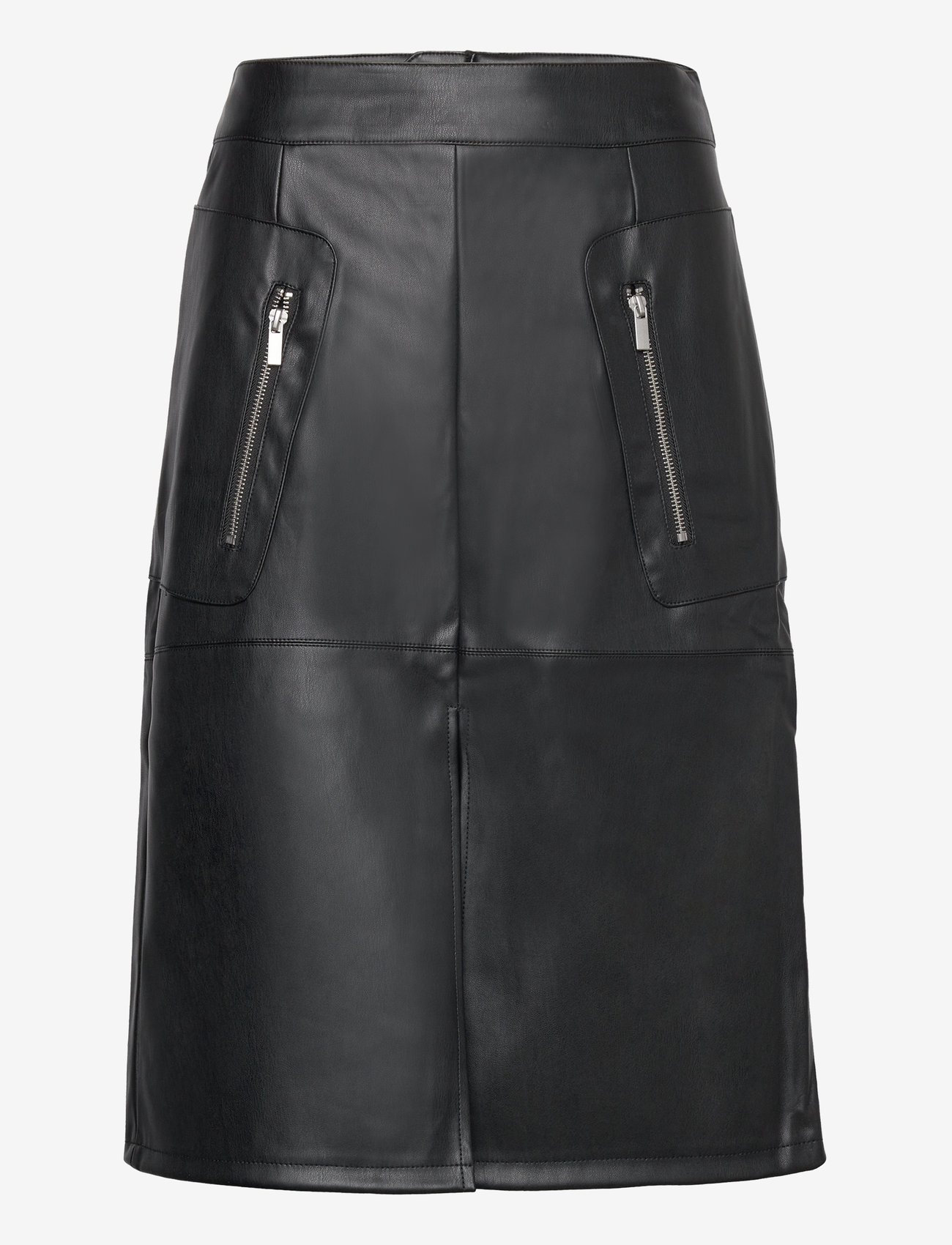 Vila - VIPEN HW COATED SKIRT - laveste priser - black - 0