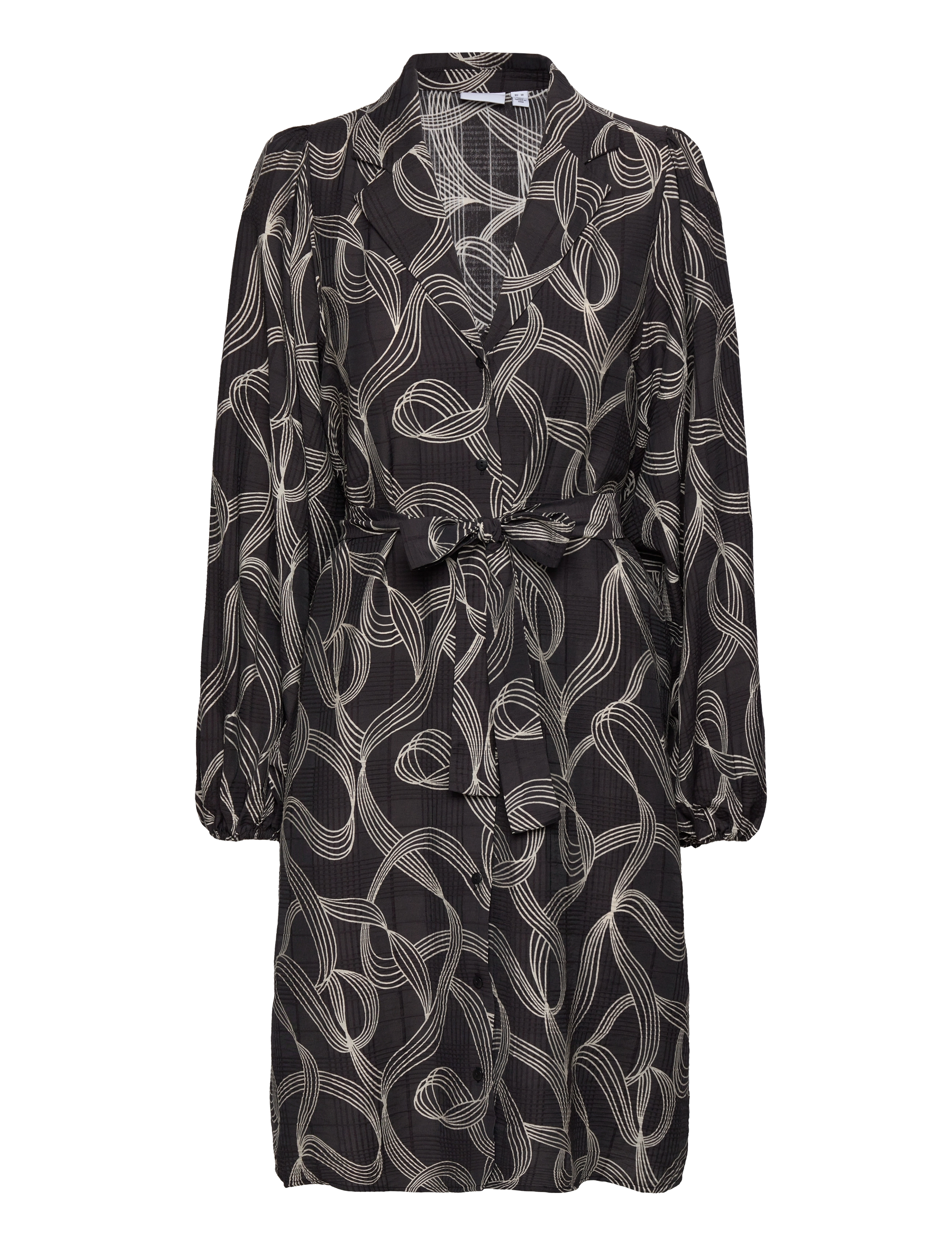 Vila VIPRALLO L/S SHIRT DRESS - Skjortekjoler - BLACK / black