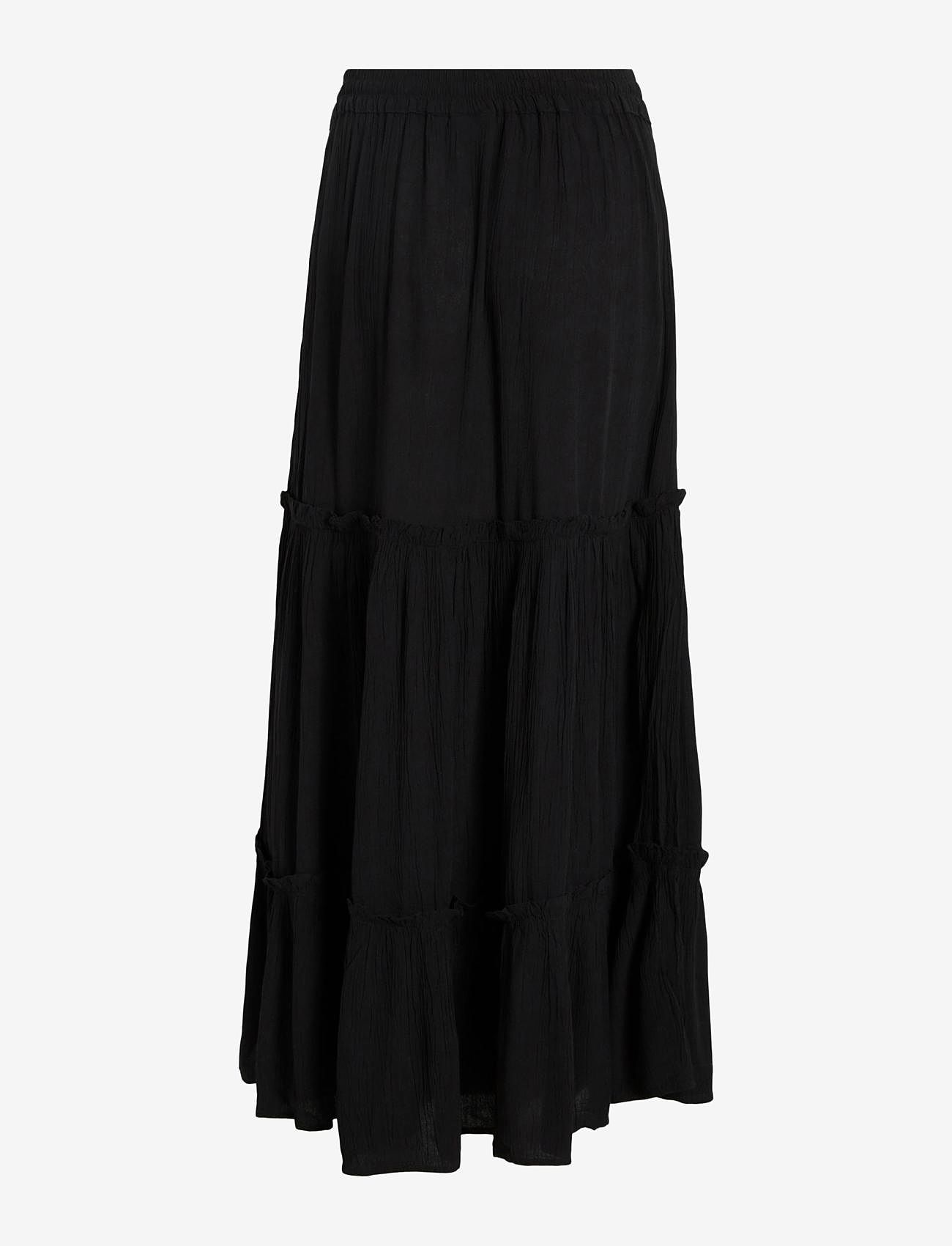 Vila - VIMESA HW MAXI SKIRT - NOOS - maxi nederdele - black - 2