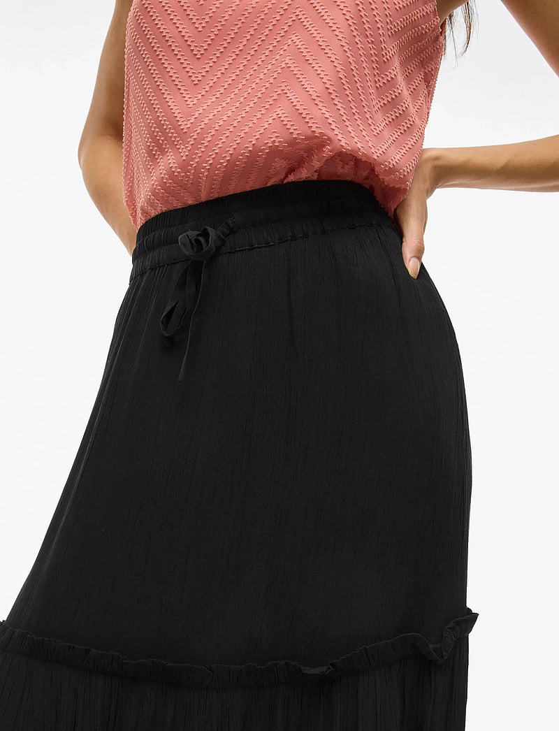 Vila - VIMESA HW MAXI SKIRT - NOOS - maxi röcke - black - 5