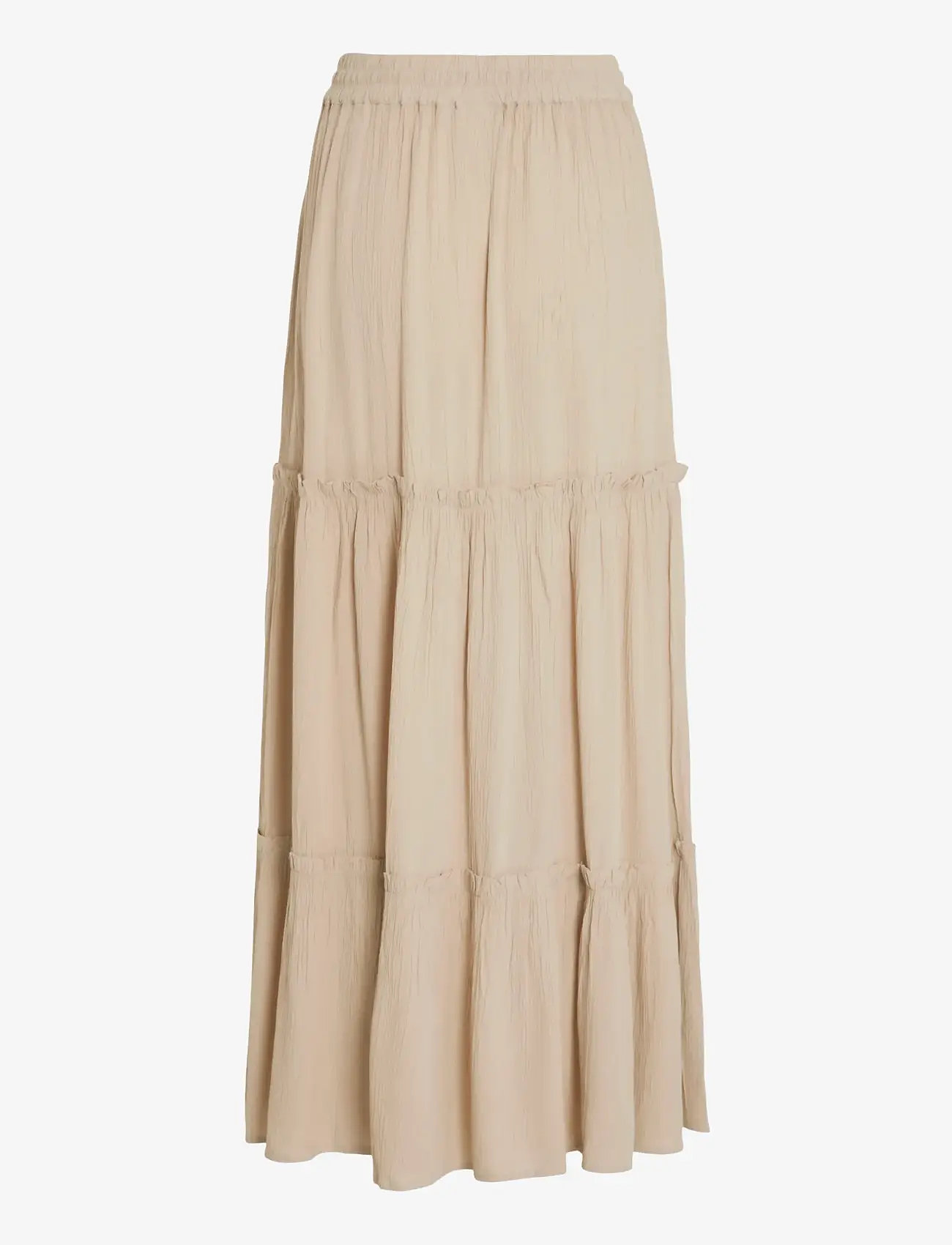 Vila - VIMESA HW MAXI SKIRT - NOOS - ilgi sijonai - feather gray - 2