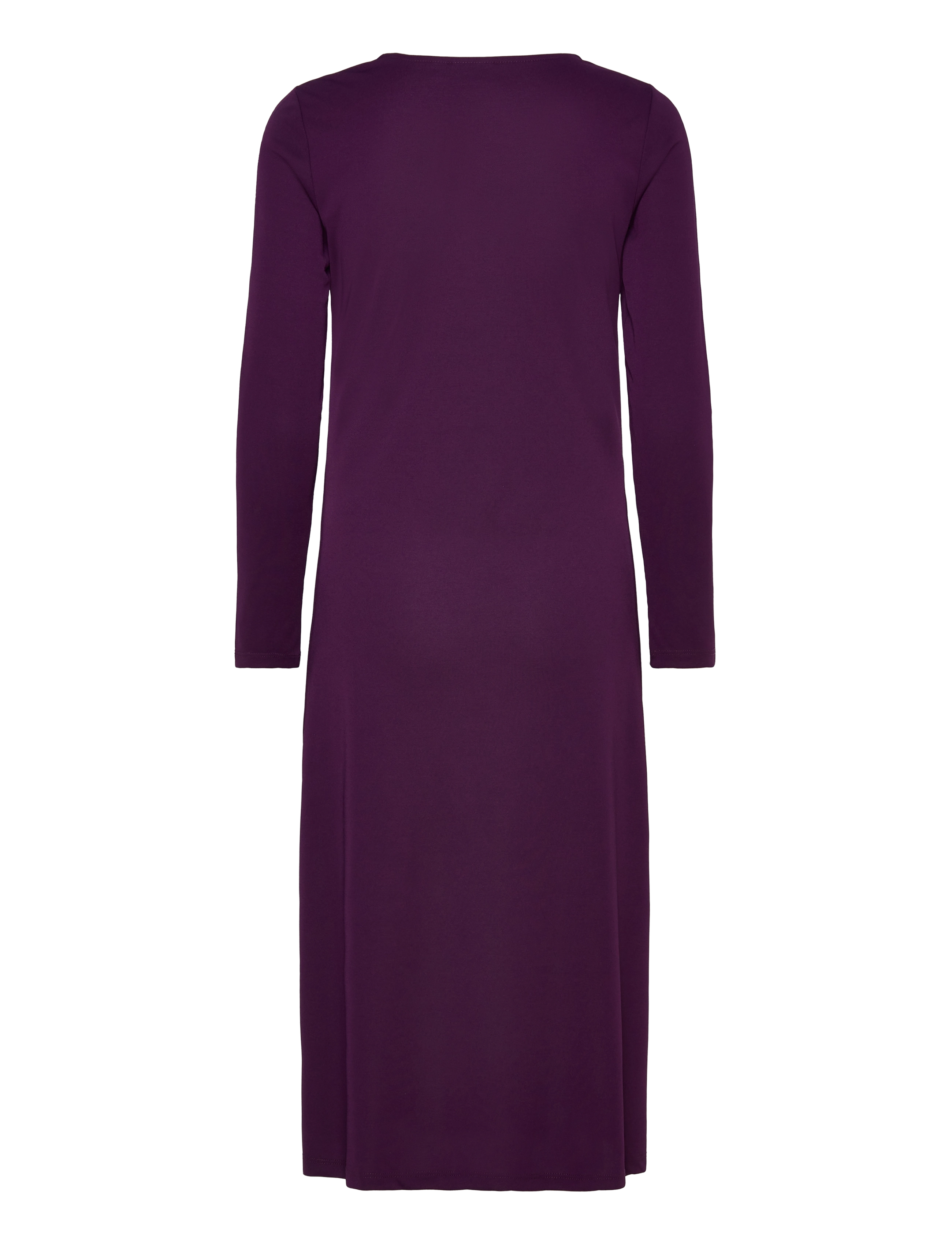 Vila - VINAYO KNOT L/S MID CALF DRESS - die niedrigsten preise - winter bloom - 1