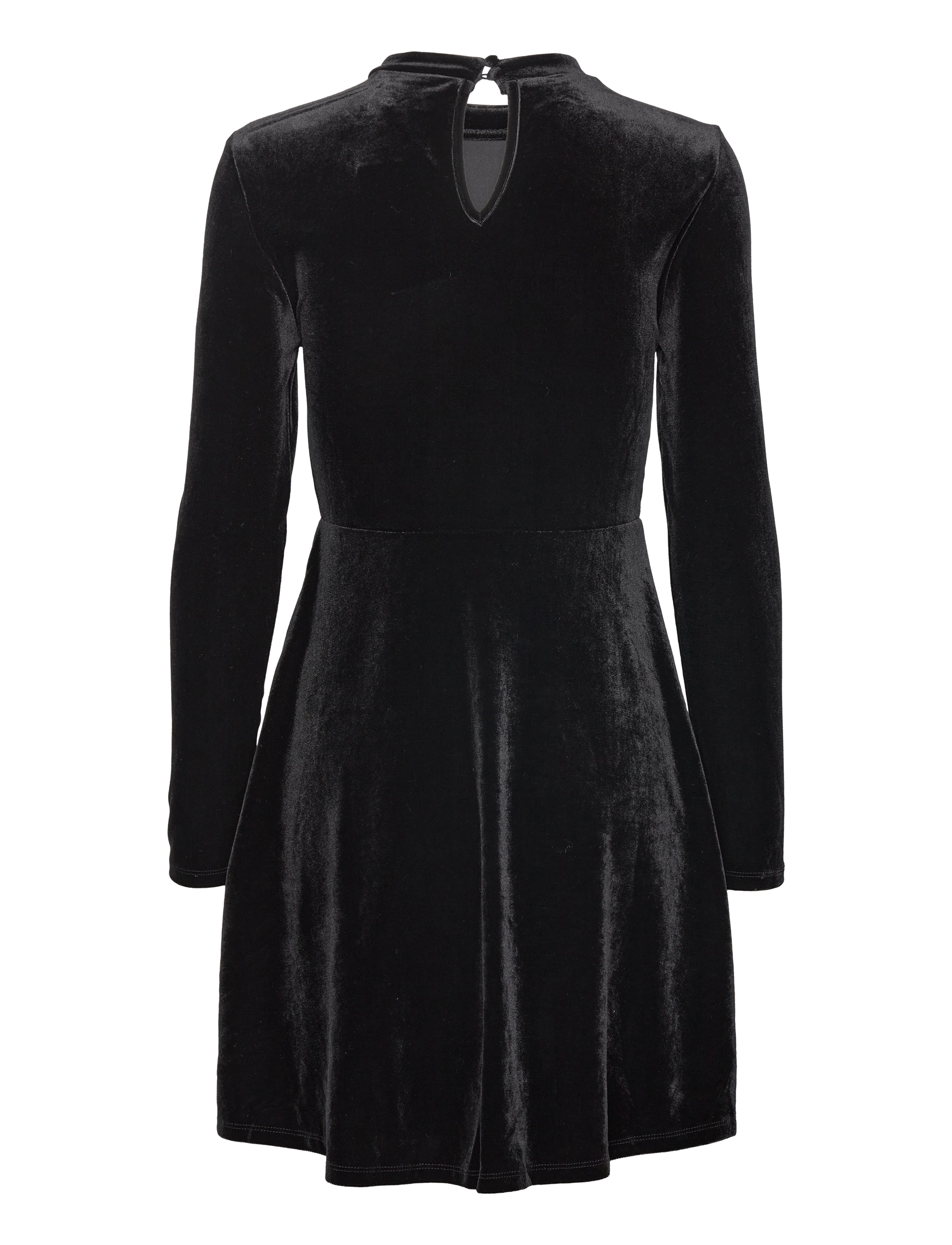 Vila - VIOELLE HIGH NECK L/S DRESS/1N - lägsta priserna - black - 2