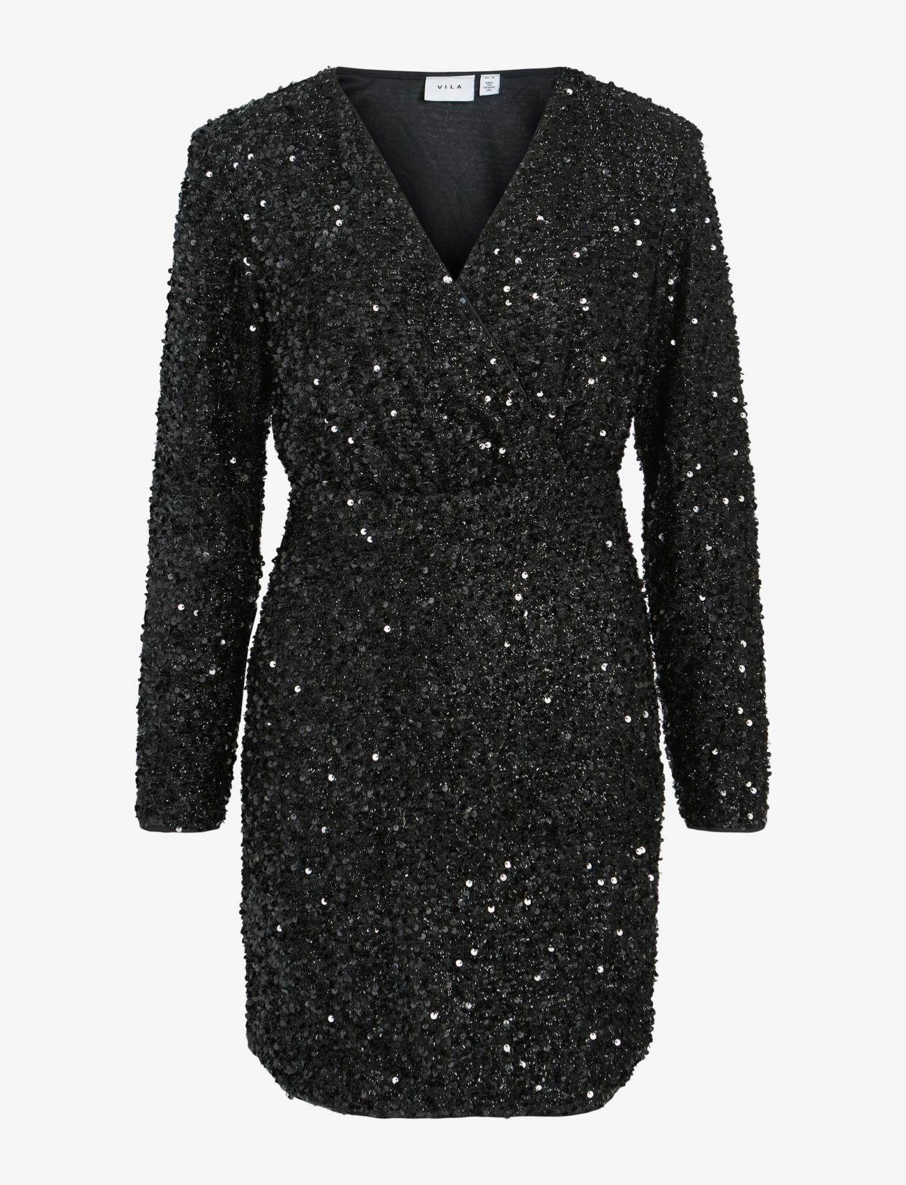Vila VICAVA SEQUIN DRESS / 1 - Vila - BLACK / black