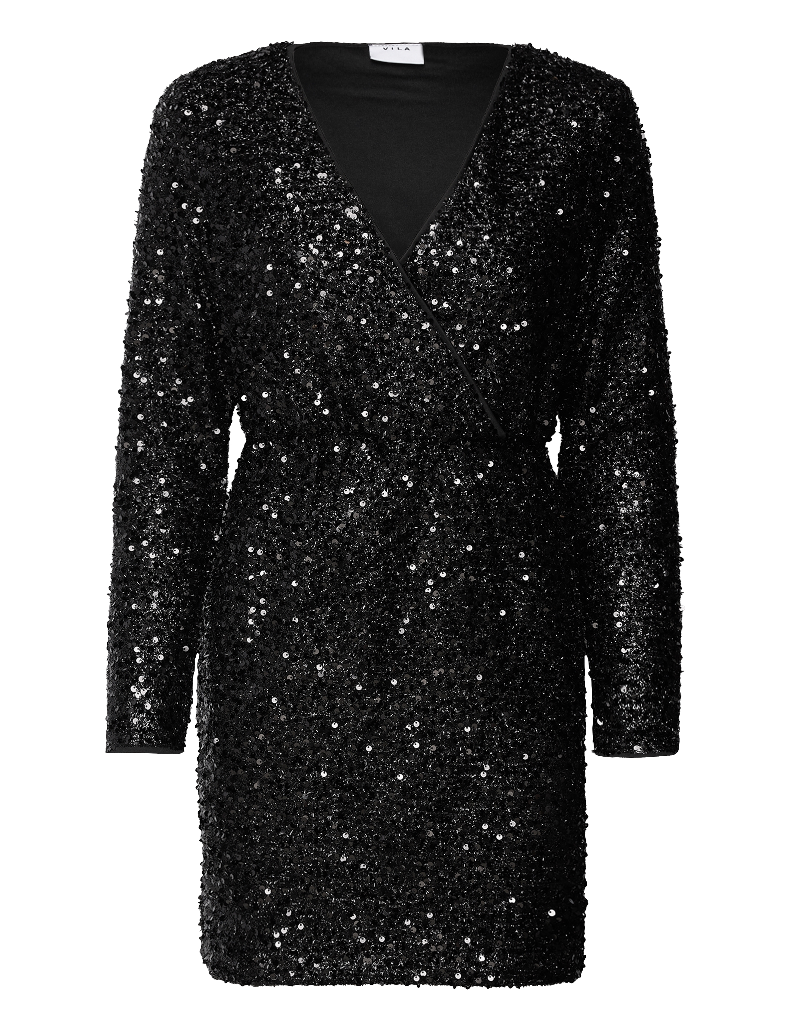 Vila VICAVA SEQUIN DRESS / 1 - Vila - BLACK / black