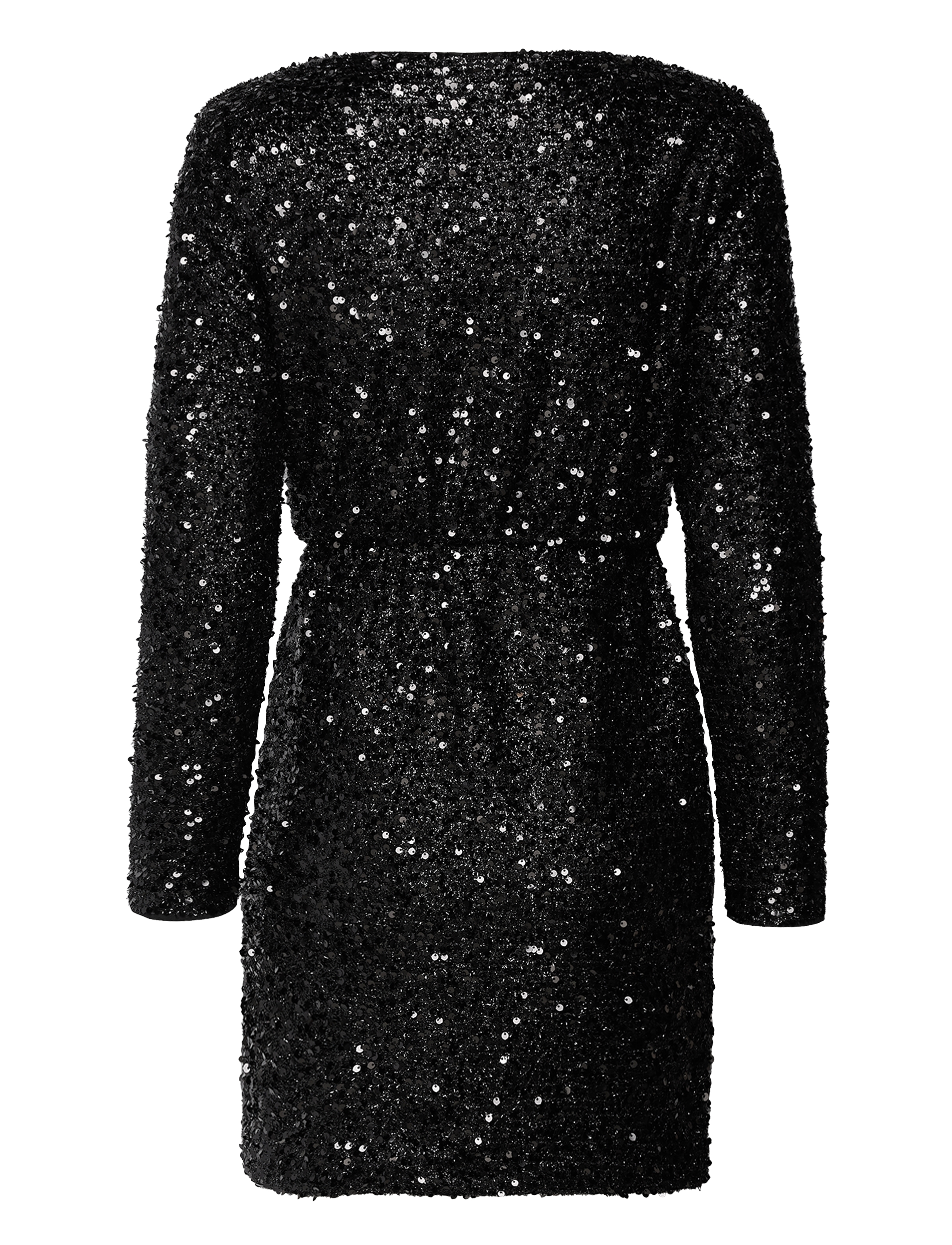 Vila - VICAVA SEQUIN DRESS / 1 - pailletkjoler - black - 1