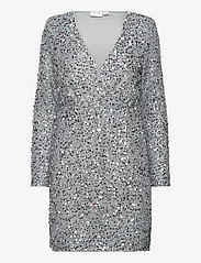 Vila - VICAVA SEQUIN DRESS / 1 - odzież imprezowa w cenach outletowych - silver - 0
