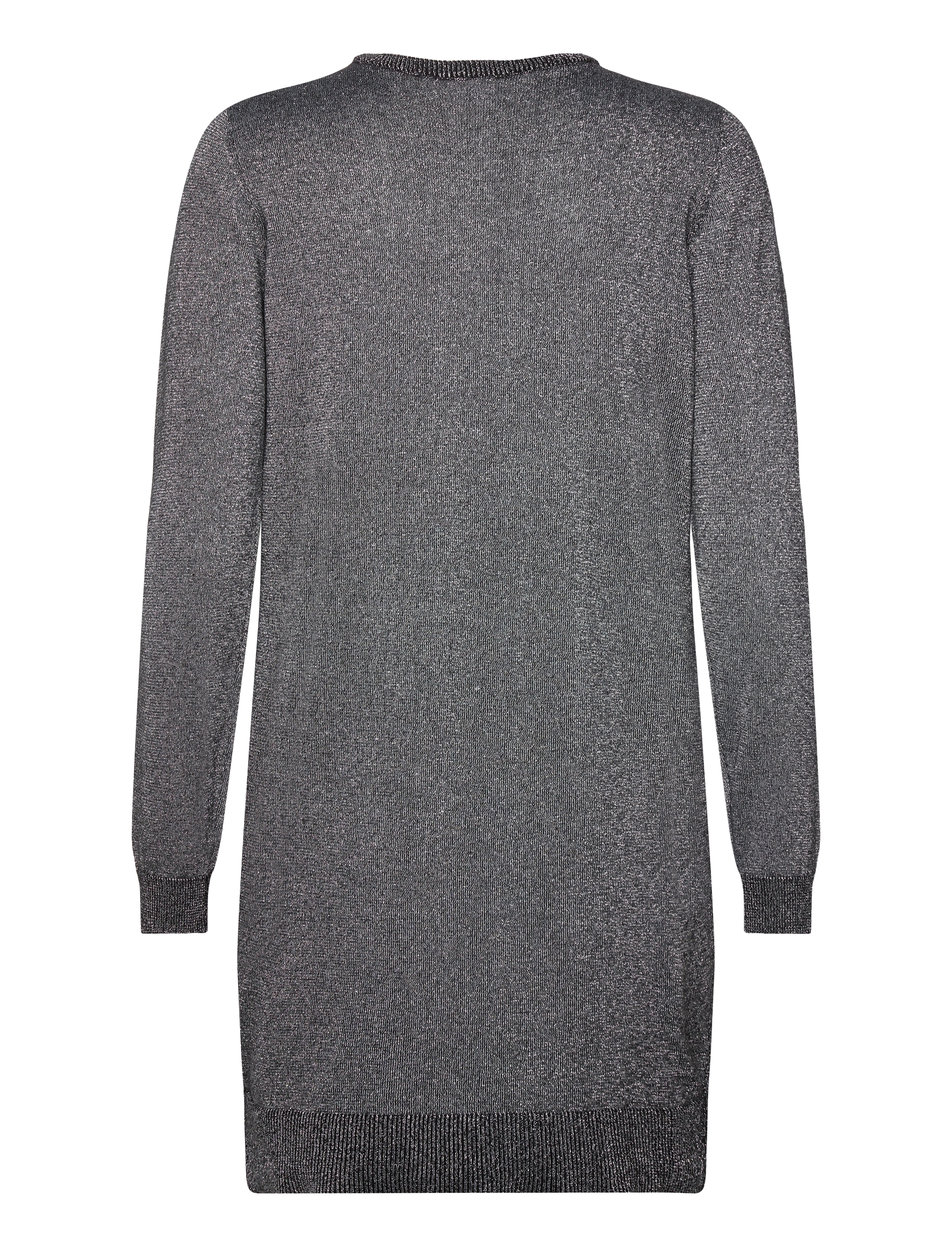Vila - VISANJA L/S GLITTER KNIT DRESS /B - laveste priser - black - 2