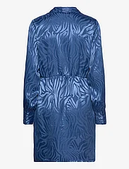 Vila - VISATABU L/S SHIRT WRAP DRESS / B - wrap dresses - true blue - 1