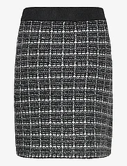 Vila - VIAUDREY CHECK KNIT SKIRT /KA - knitted skirts - black - 1