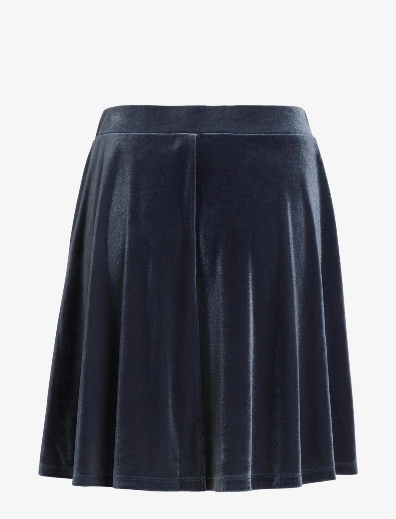 Vila - VIKATJA HW SHORT VELVET SKIRT/KA - lowest prices - china blue - 2