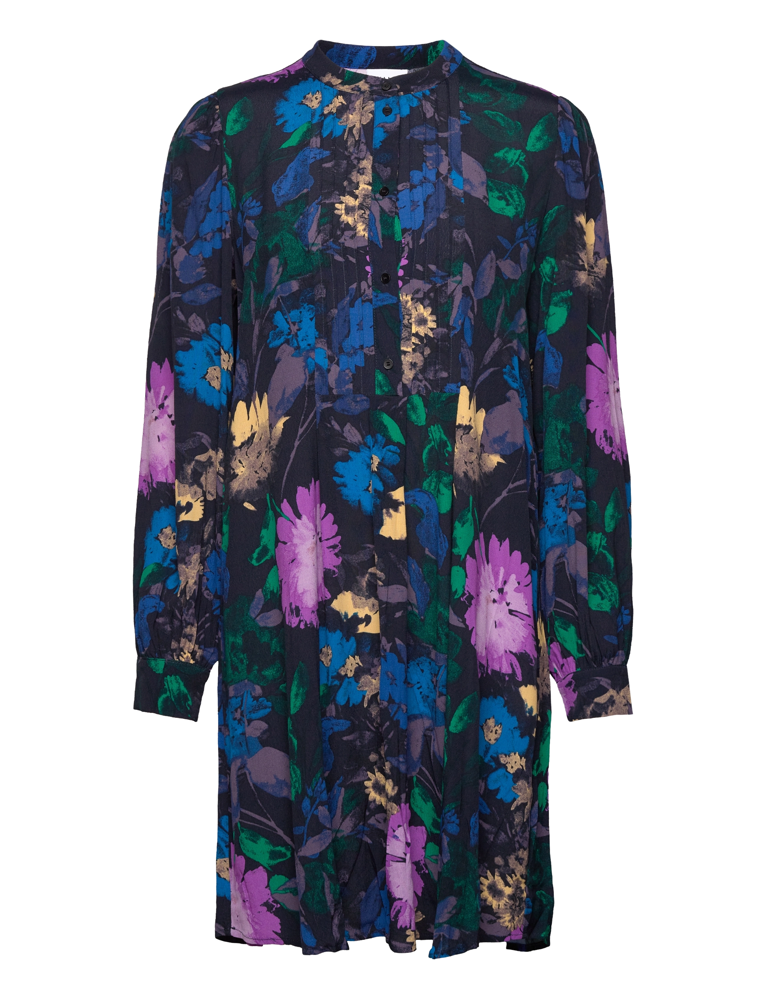 Vila VIPANGA LE V-NECK L/S DRESS - Kleidid - NAVY BLAZER / navy