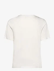 Vila - VISYBIL ENJOY S/S EMB T-SHIRT - t-shirts - egret - 1