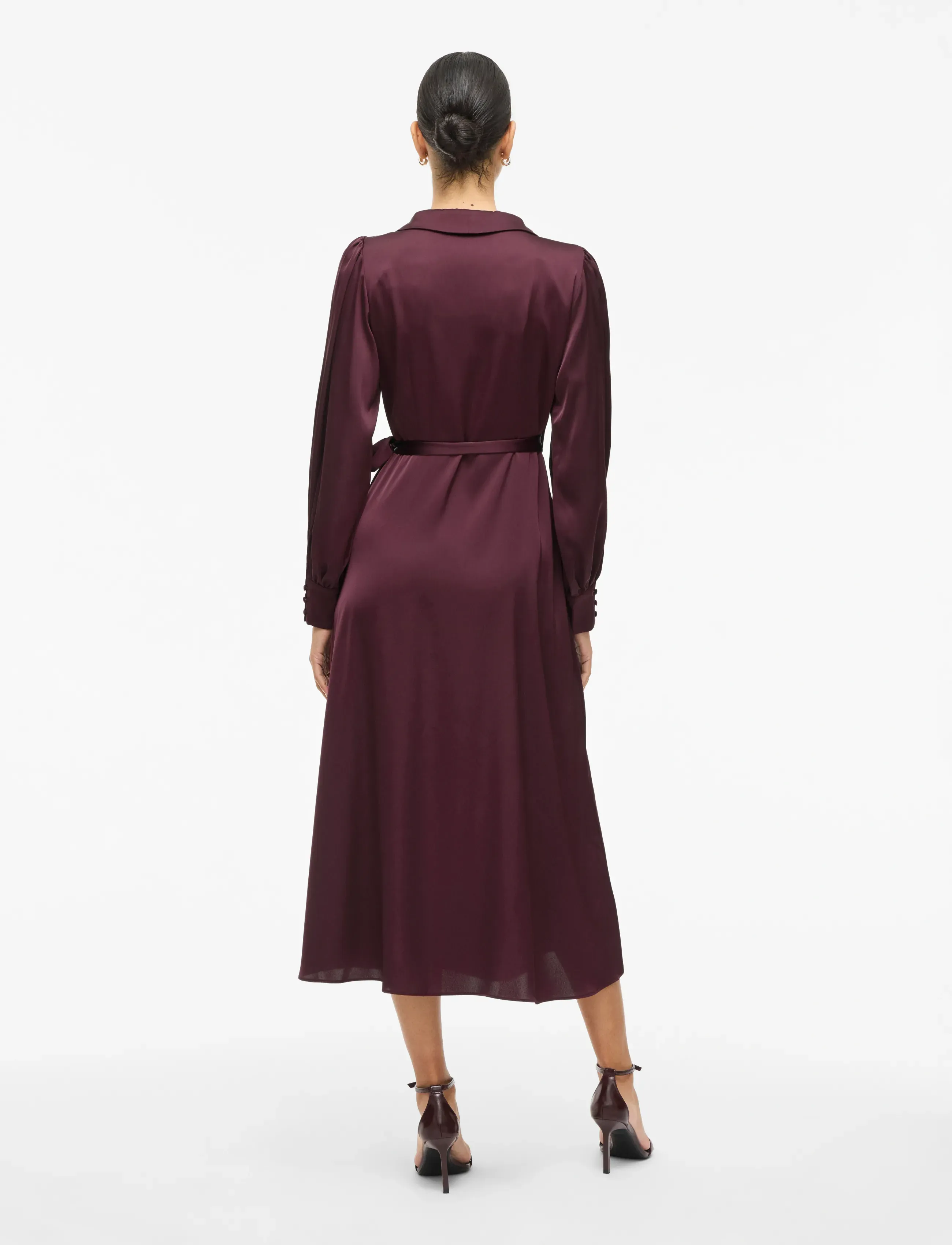 VILA Vienna Ravenna L/S Ankle Wrap Dress omlottklänningar dam – bild 6