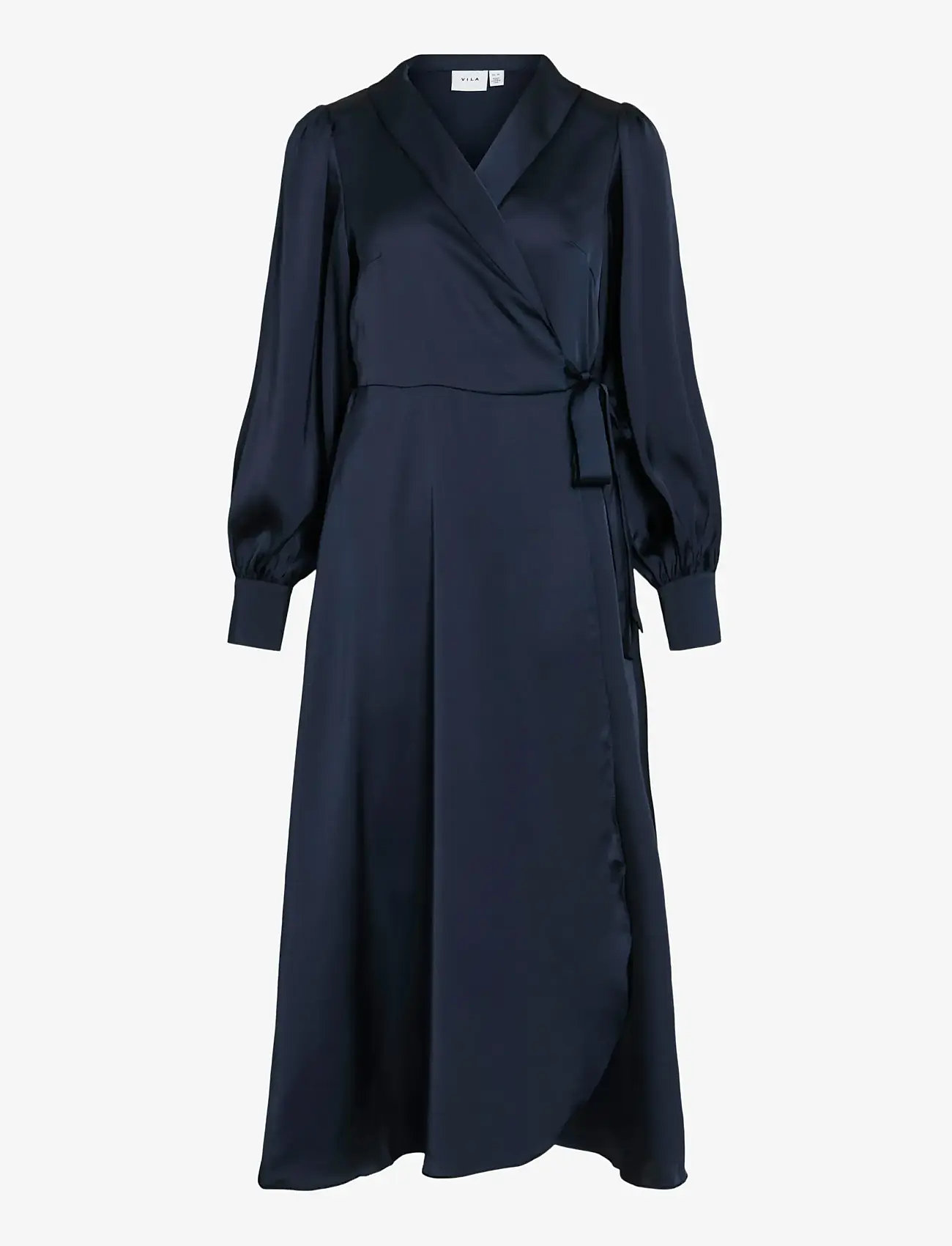 Vila - VIENNA RAVENNA ANKLE WRAP DRESS-NOOS/DC - cocktailklänningar - navy blazer - 1
