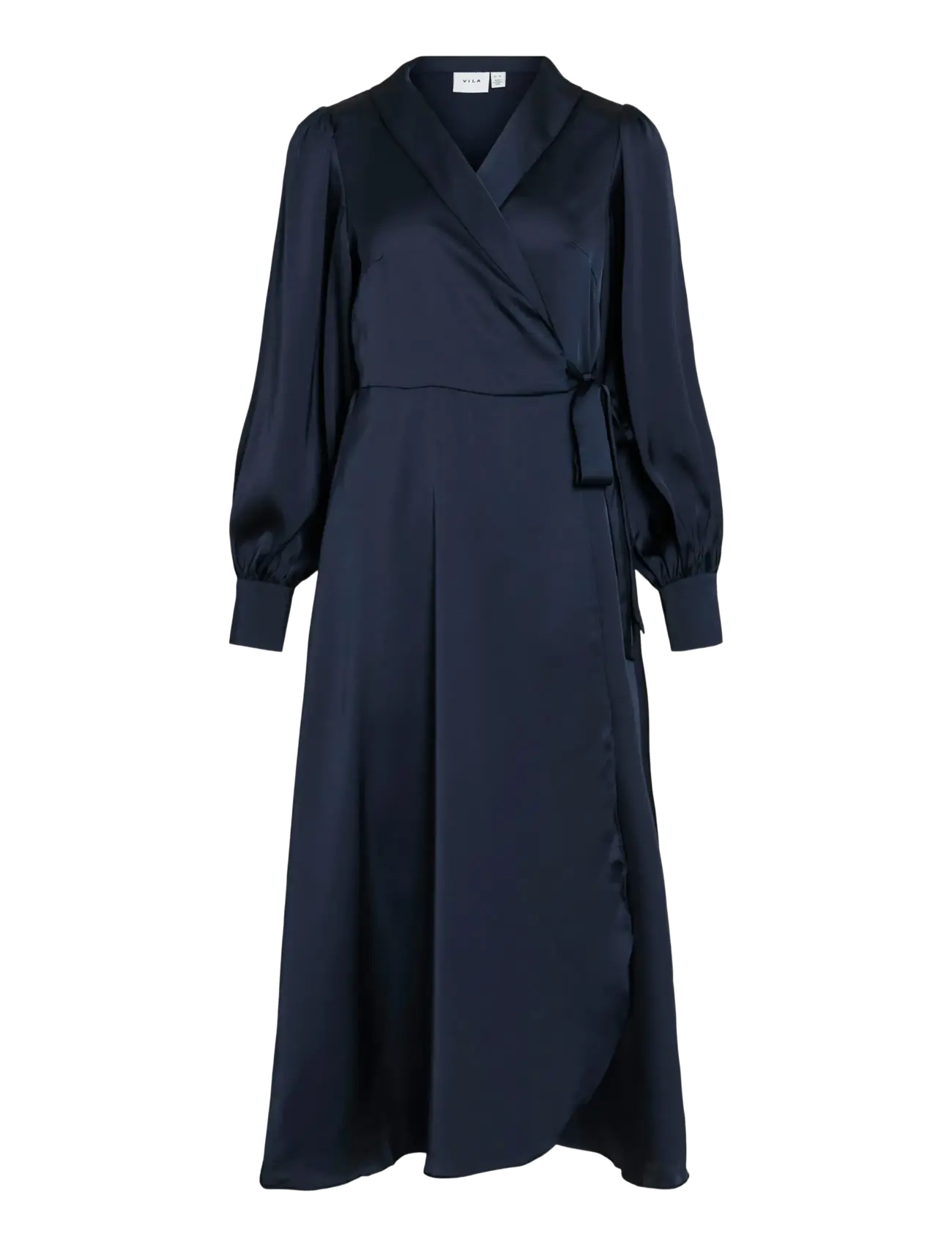 Vila VIENNA RAVENNA ANKLE WRAP DRESS-NOOS/DC - Dresses - NAVY BLAZER / navy