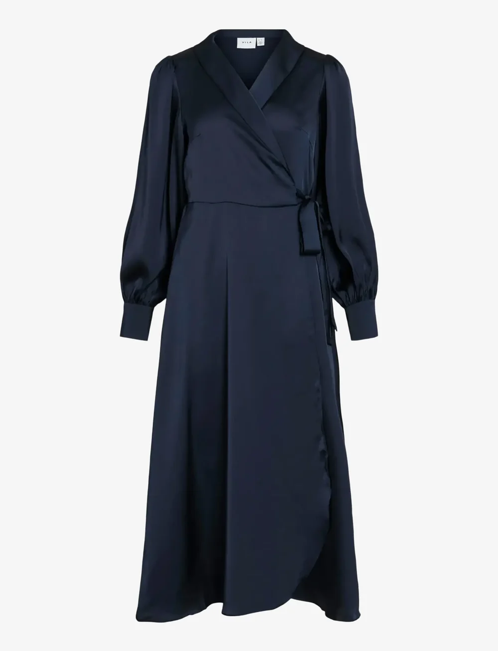 Vila - VIENNA RAVENNA ANKLE WRAP DRESS-NOOS/DC - cocktailklänningar - navy blazer - 1
