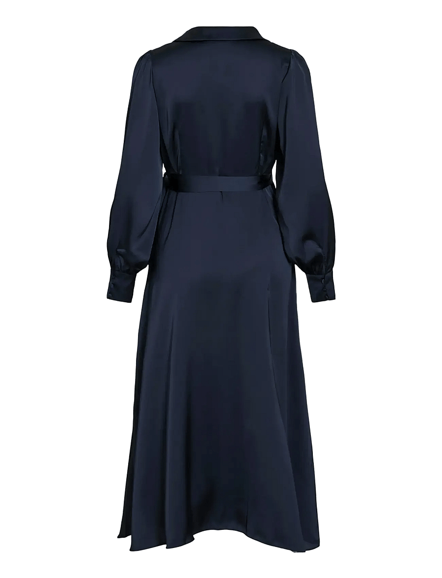 Vila - VIENNA RAVENNA ANKLE WRAP DRESS-NOOS/DC - navy blazer - 2