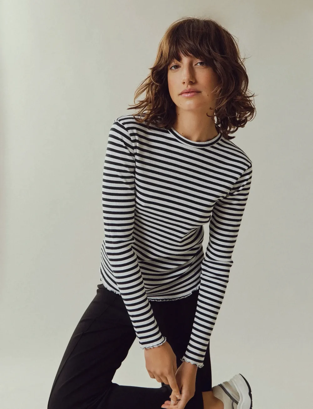 Vila - VIBILLIE HW PANTS - NOOS - flare bukser - black beauty - 4