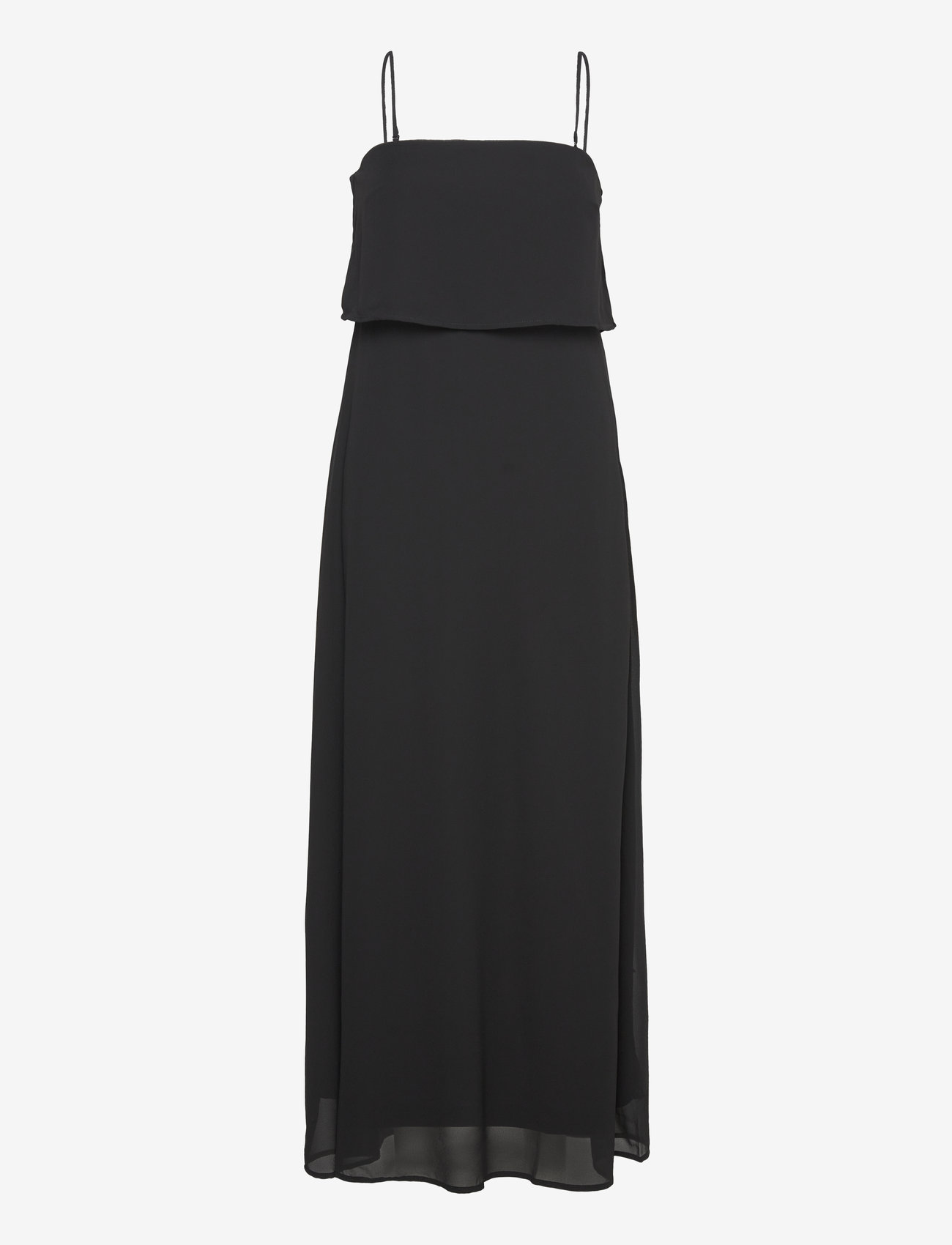 Vila - VIMILINA STRAP MAXI DRESS - NOOS - sukienki na ramiączkach - black - 0