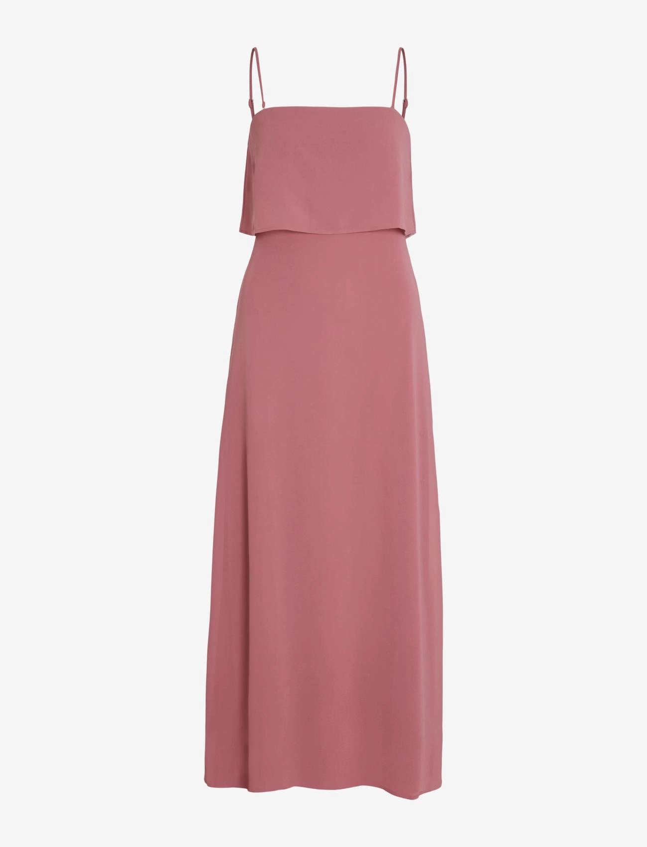 VILA Vimilina Strap Maxi Kleid - Noos Pink - 38 - Damen