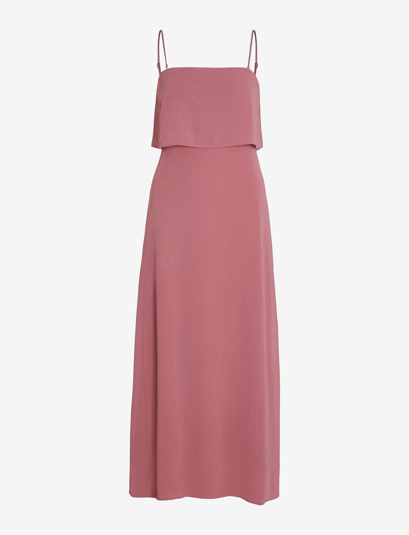 Vila - VIMILINA STRAP MAXI DRESS - NOOS - sukienki na ramiączkach - mesa rose - 0